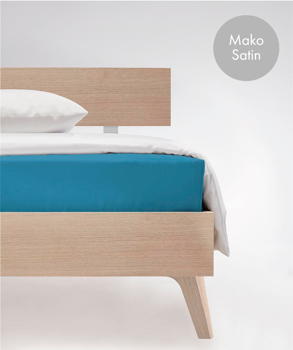 fleuresse "Colours in Gr. 90x200, 140x200 oder 180x200 cm" Mako Satin, für Matratzen bis 23 cm Höhe, Bettlaken, Spannbetttuch