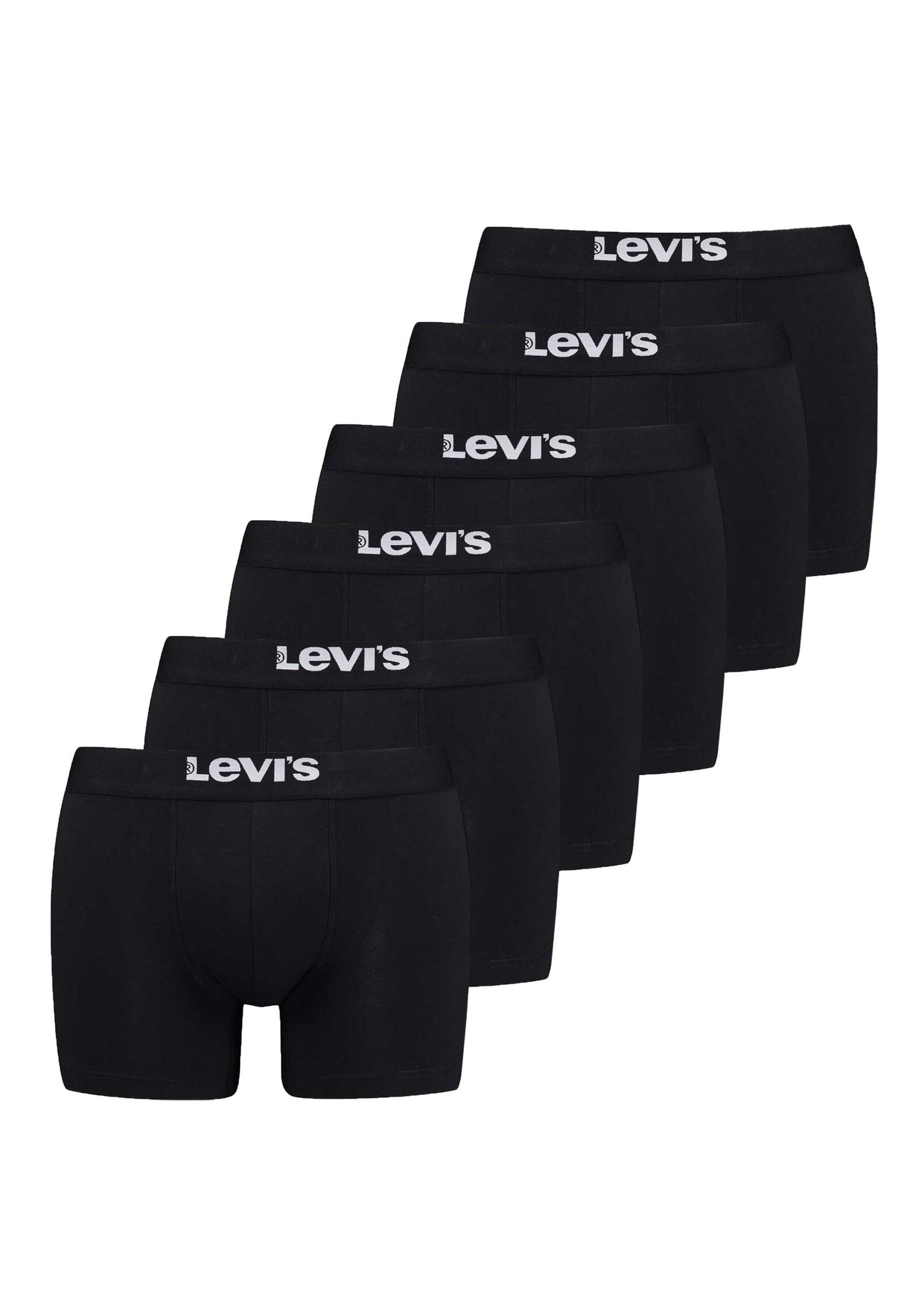 Levi's® Boxershorts »Boxershort SOLID BASIC BOXER BRIEF ORG CO 6P ECOM 6er Pack«