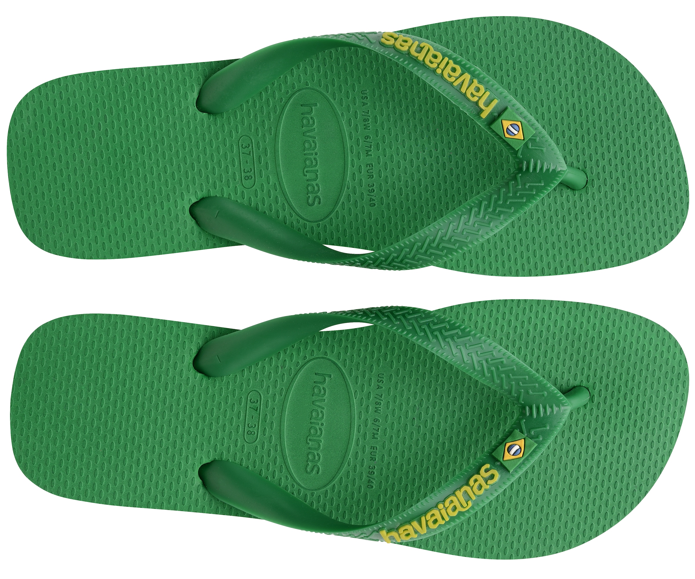 Havaianas Zehentrenner »BRASIL LOGO NEON«, Sommerschuh, Schlappen, Poolsildes mit Brasil Detail