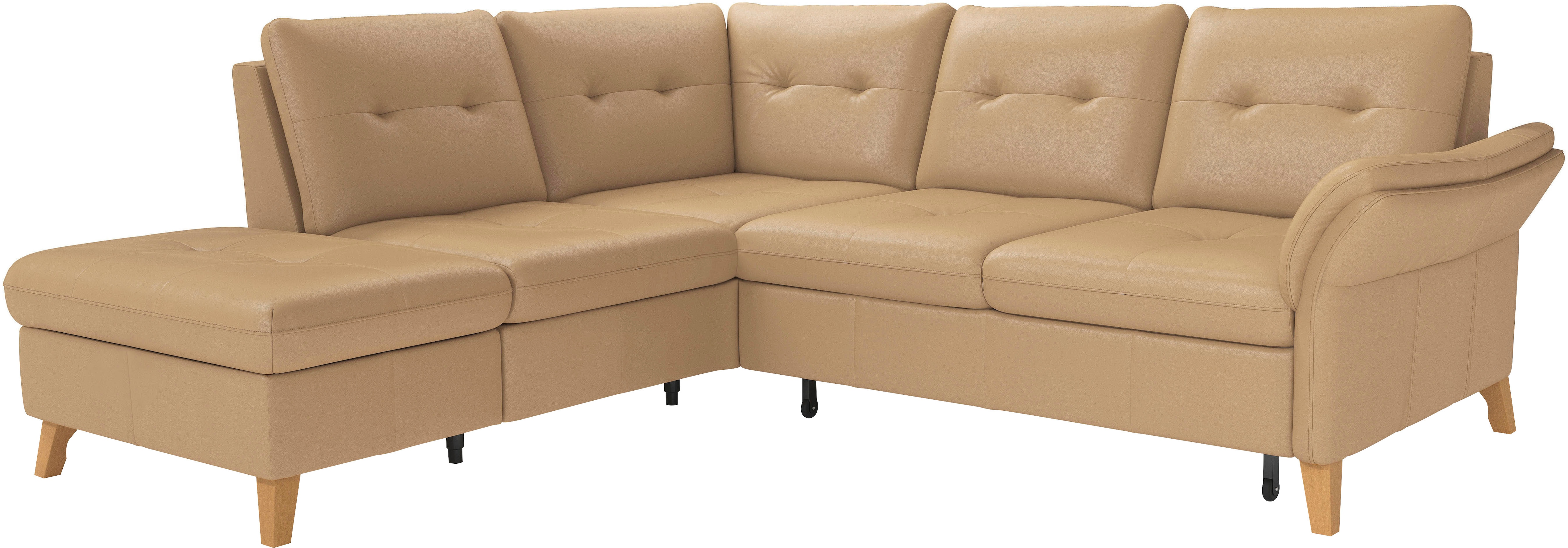 Thumbnail - sit&more Ecksofa "Göteborg" inkl. Sitztiefenverstellung, wahlweise mit Bettfunktion & Bettkasten