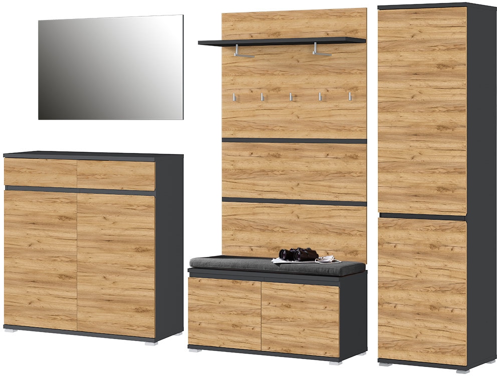 GERMANIA Garderoben-Set "Lissabon" Set, 6 Stk. tlg. günstig online kaufen