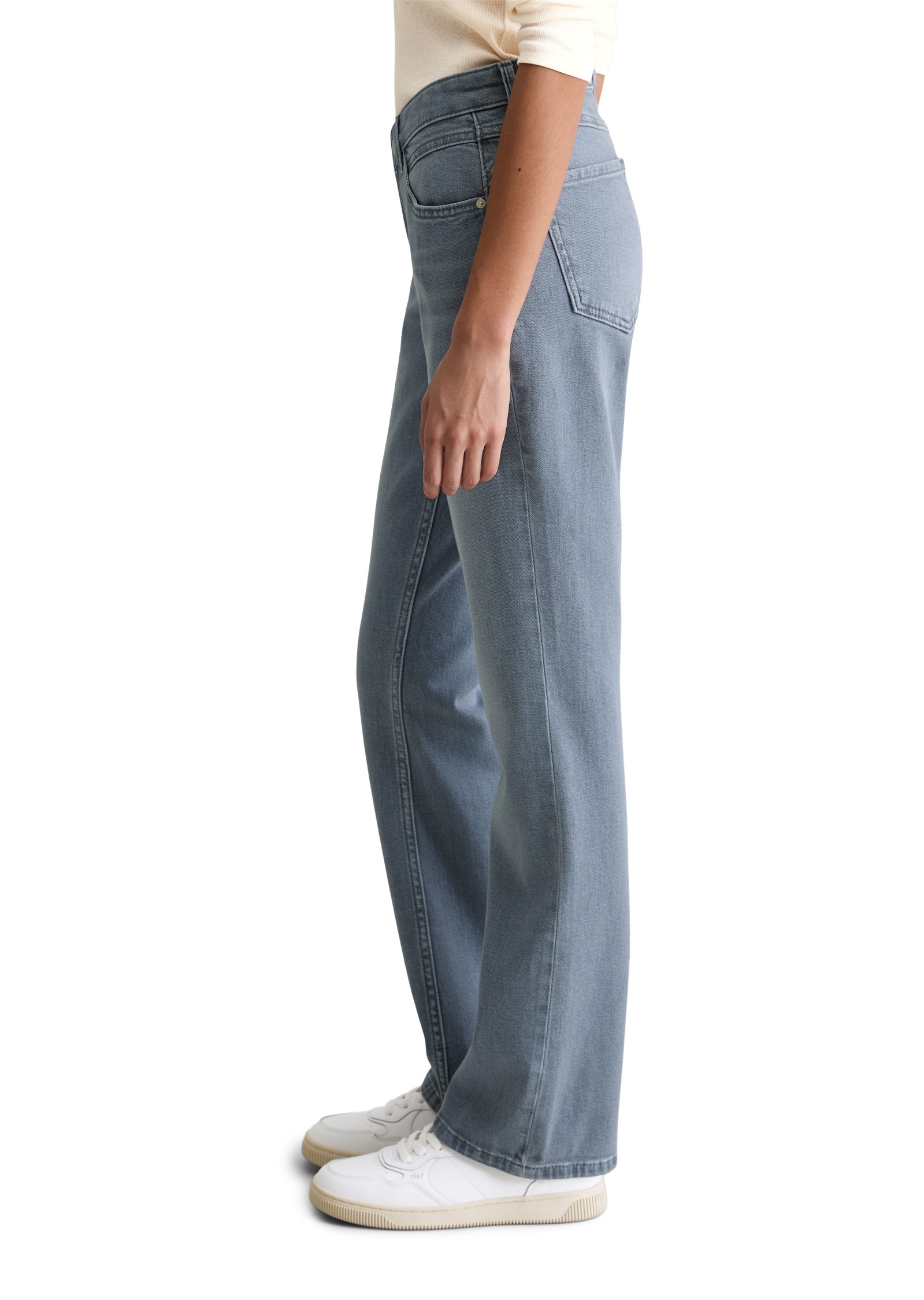 Marc OPolo DENIM Schlagjeans "aus Bio-Baumwoll-Stretch" günstig online kaufen