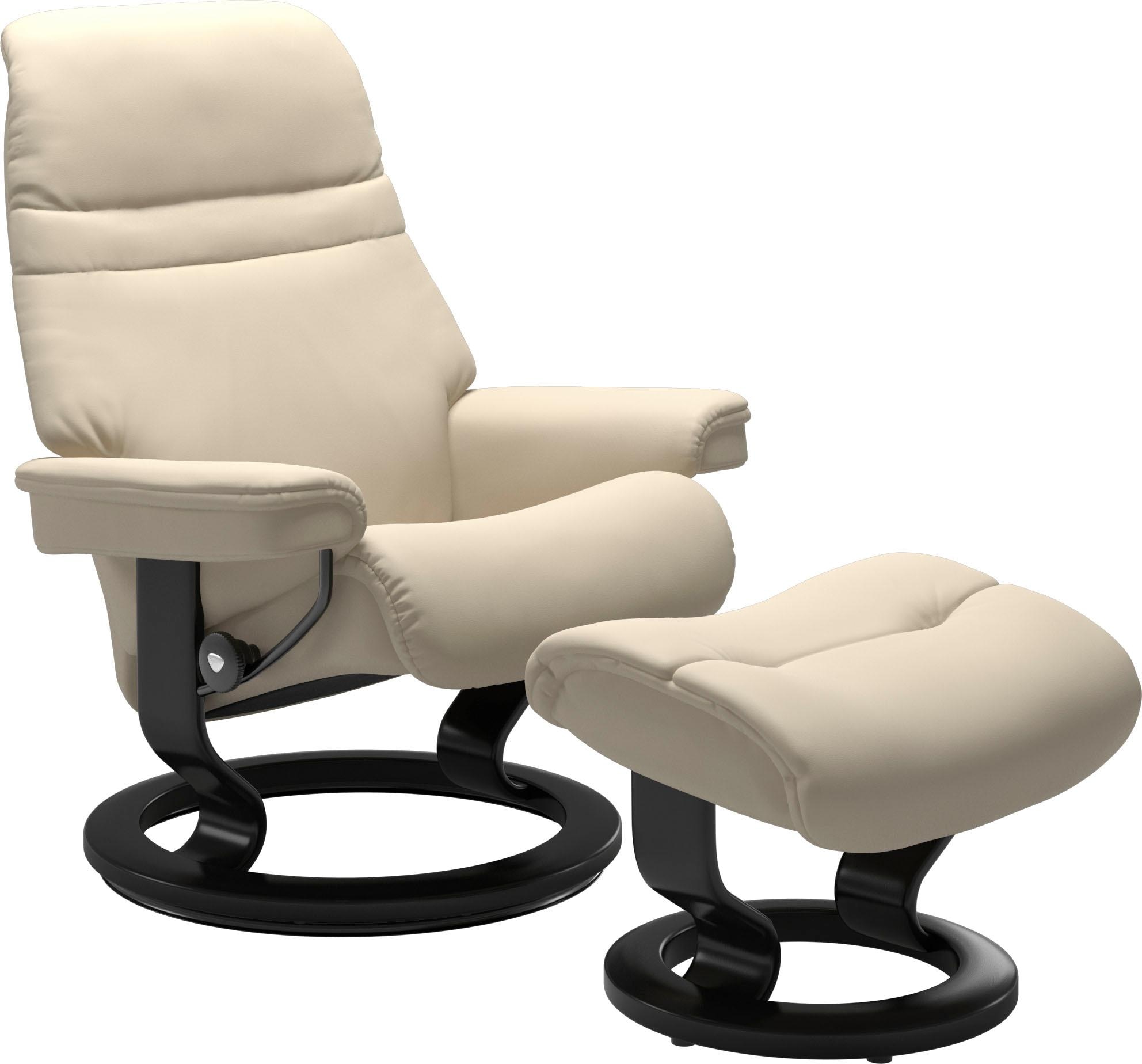 Stressless Fußhocker "Sunrise", mit Classic Base, Gestell Schwarz