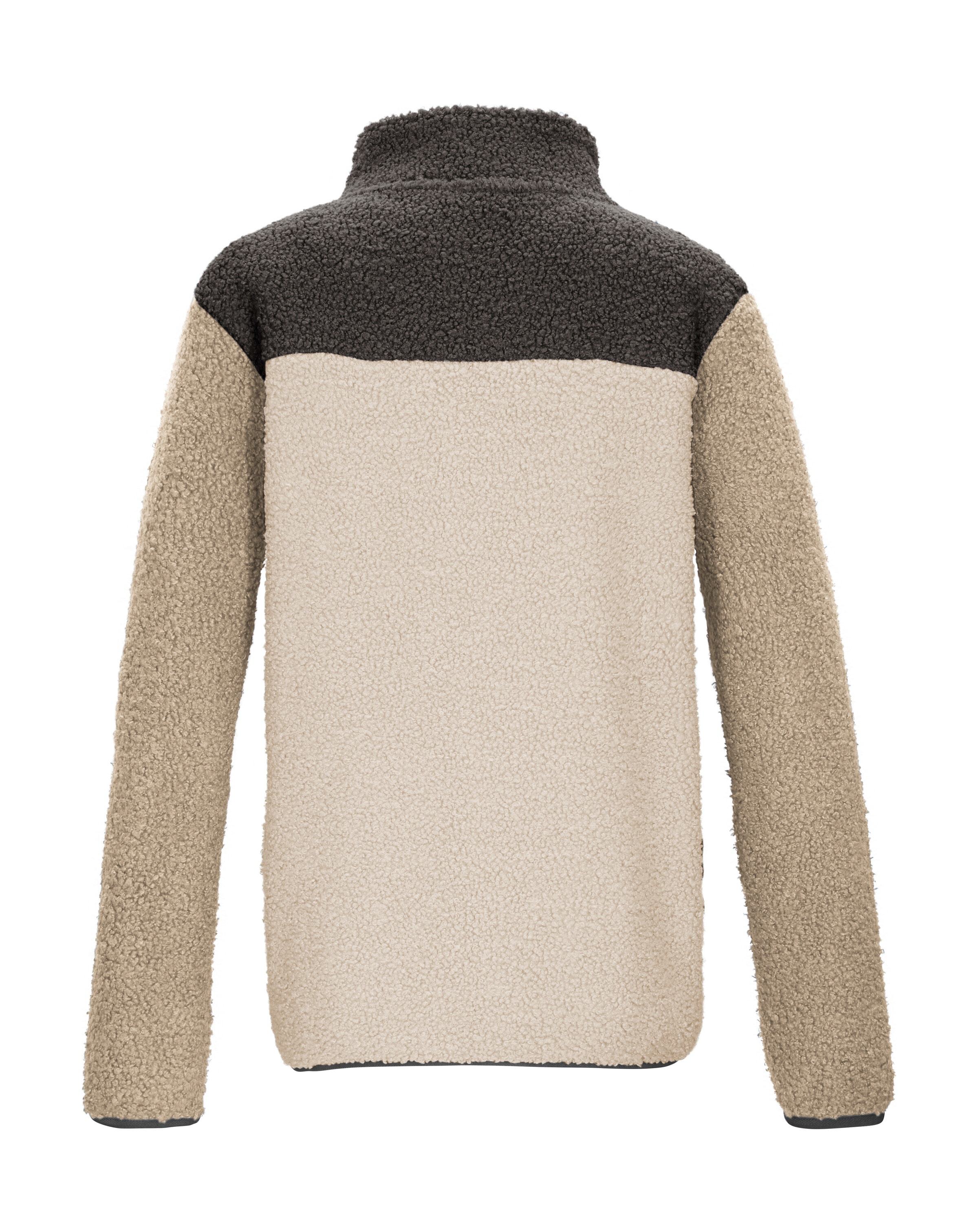 Killtec Fleecejacke »KOW 143 BYS FLC JCKT« Weiche Sherpa Fleecejacke, Kinnschutz, elastische Bündchen