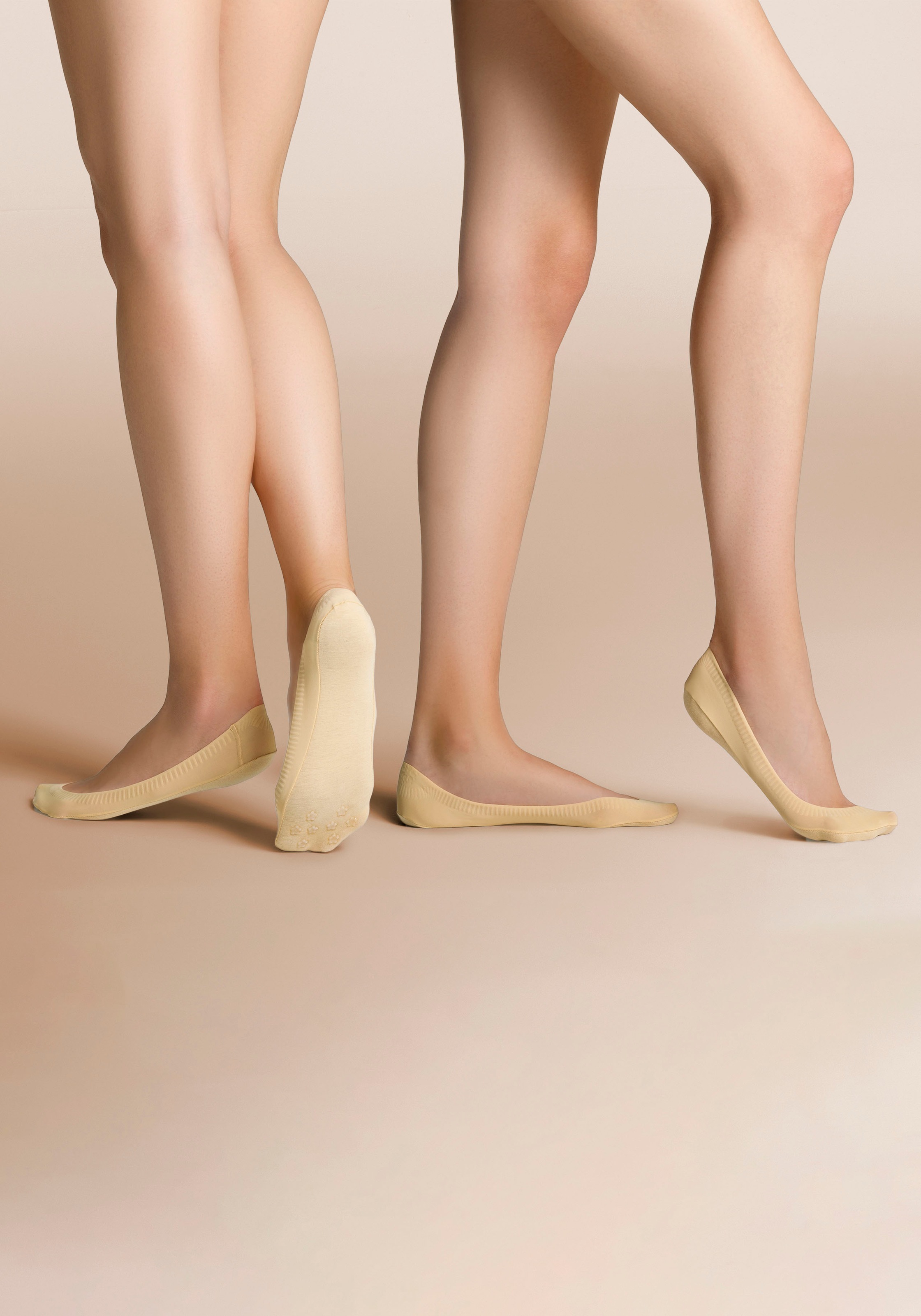 Thumbnail - Camano Füßlinge "comfort" 4 Stk. tlg. mit Silikonstreifen gegen Verrutschen