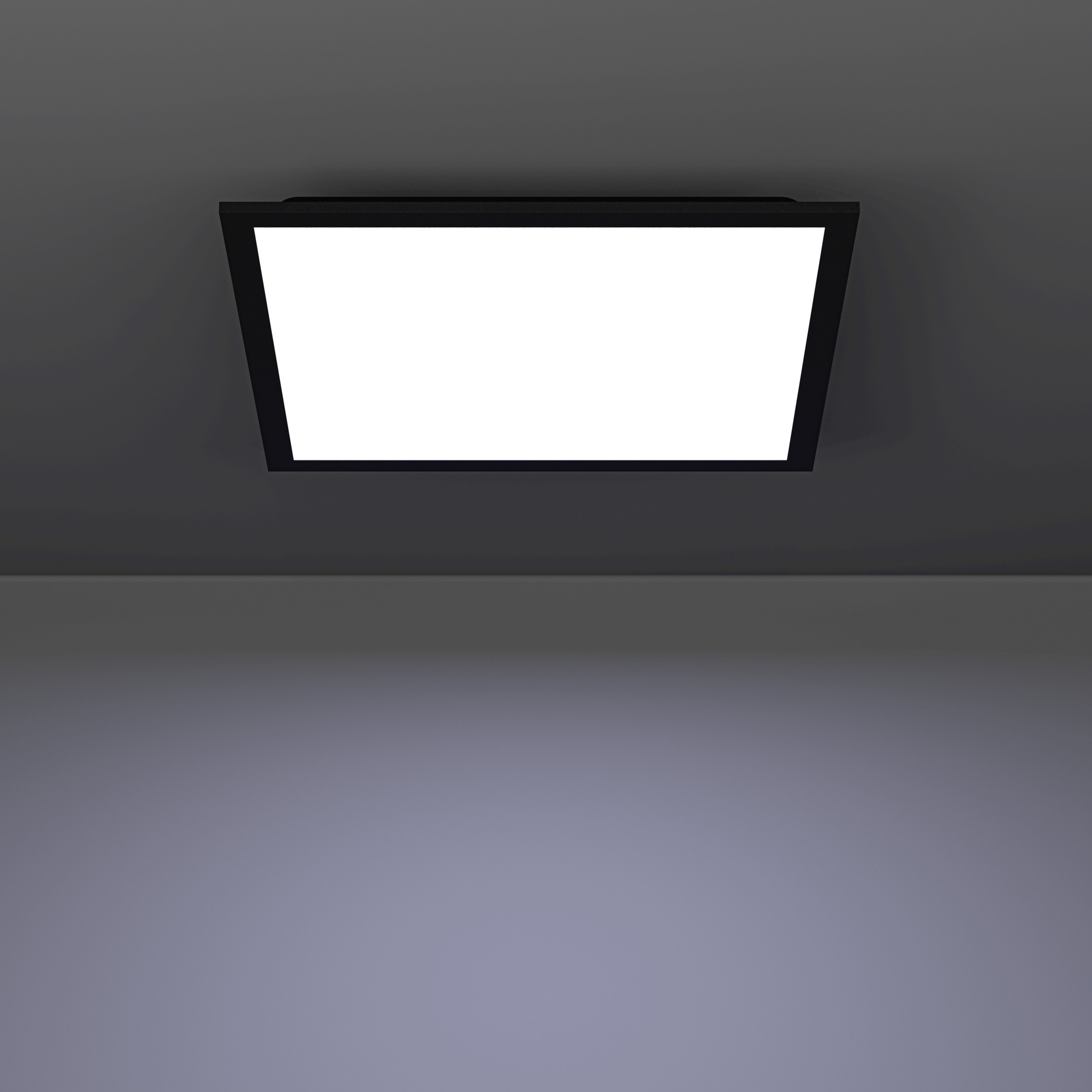EGLO LED Deckenleuchte »MORADILLO-Z Deckenlampe - Stahl - LED - 19W - IP20« LED-Modul 1 Stk. Kaltweiß | Neutralweiß | RGB | Warmweiß Wohzimmerlampe, Esszimmerlampe, Schlafzimmer, L39,3 x B39,3 x H6,1 cm