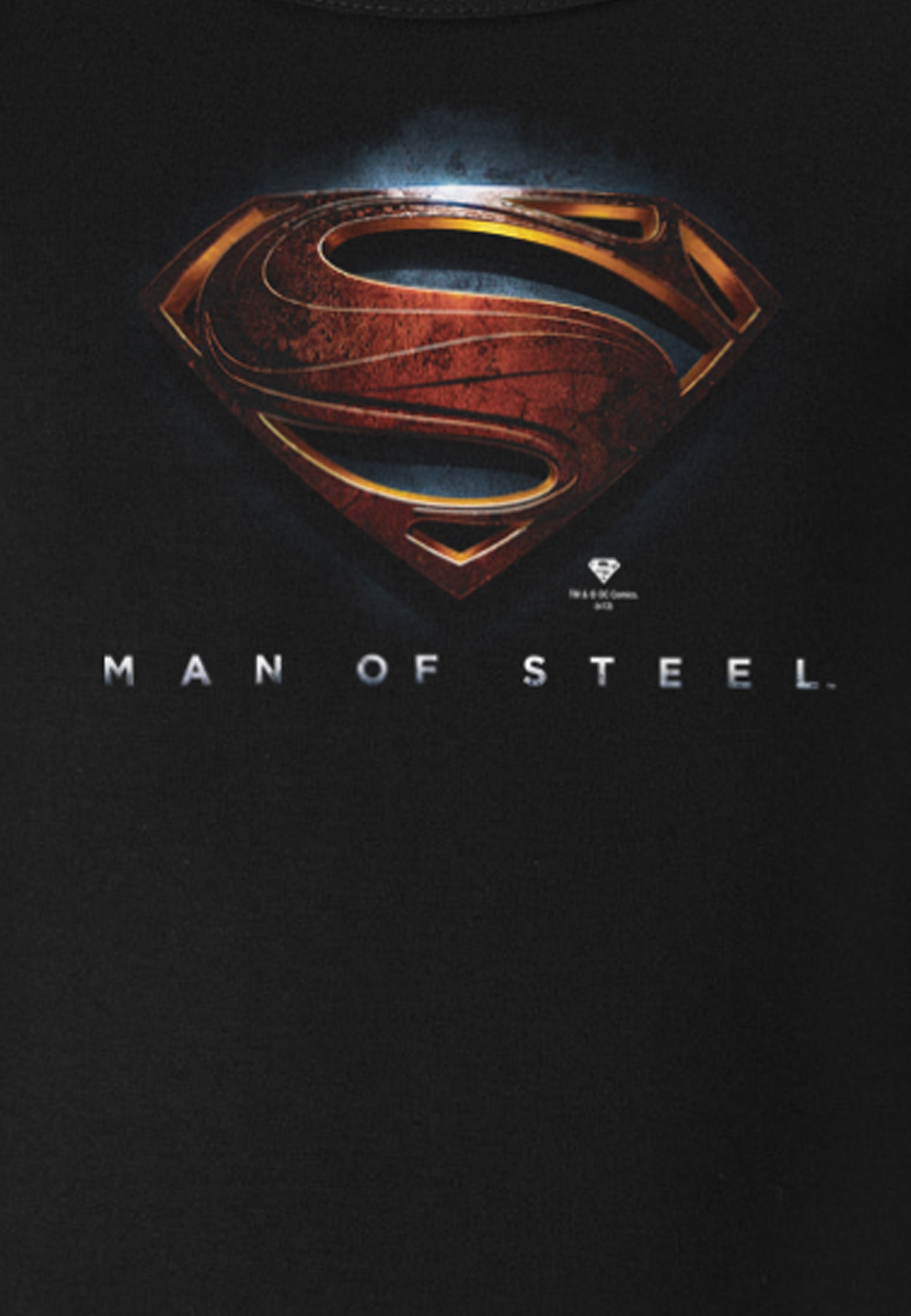 LOGOSHIRT T-Shirt »DC Superman Man of Steel«, Print