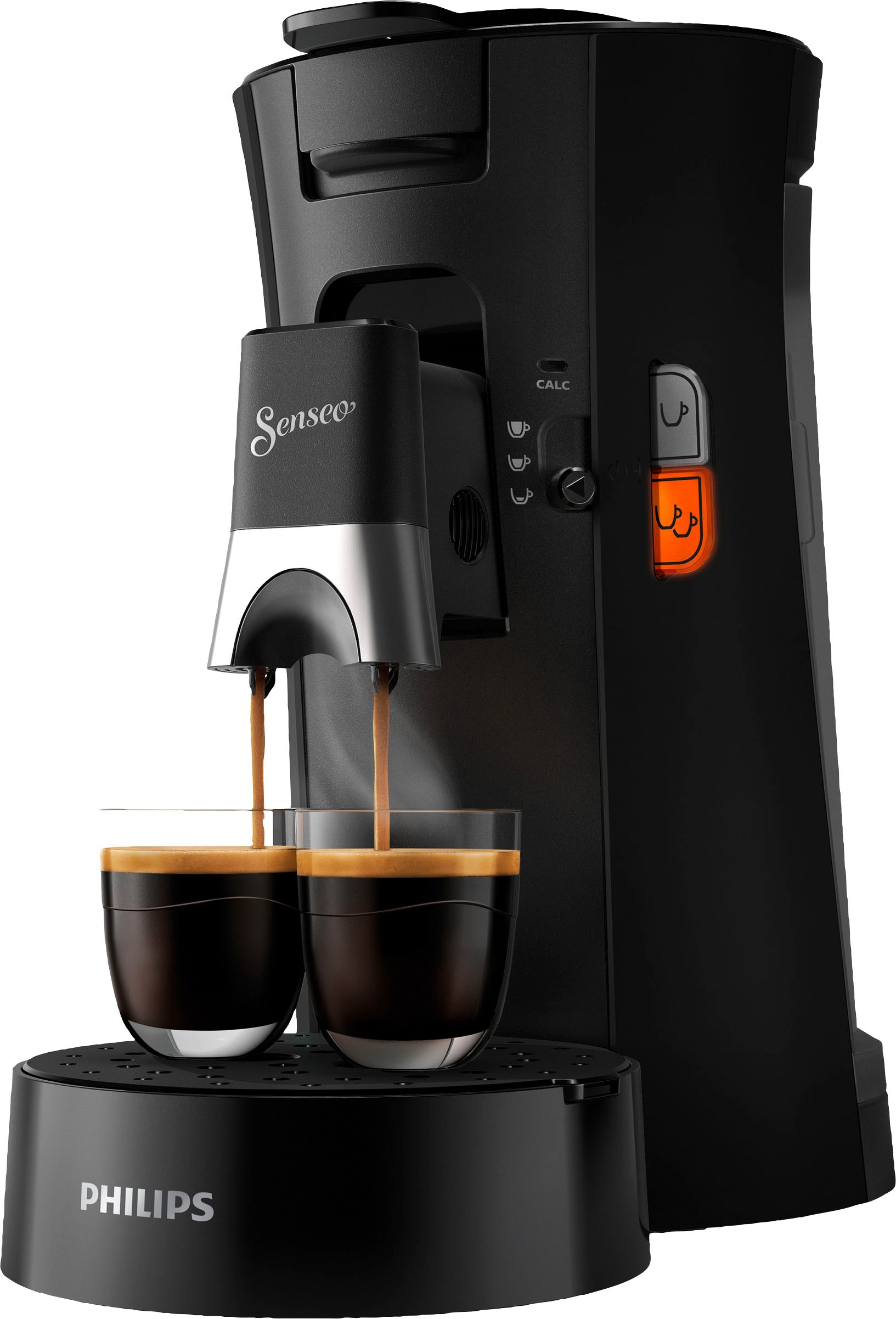 Philips Senseo Kaffeepadmaschine „Select CSA230/69“, 100 Senseo Pads kaufen und bis max.33 € zurückerhalten schwarz Rabatt: 21 %