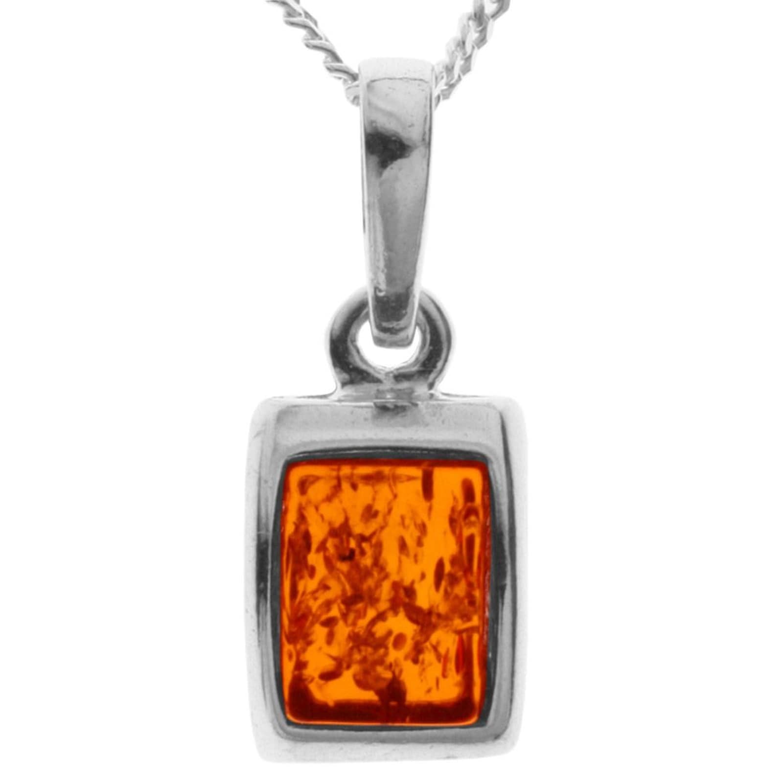 Kette mit Anhänger OSTSEE-SCHMUCK "Ostsee-Schmuck Kette mit Anhänger Stefanie" Gr. 50, silber, Halsketten, Damen, 50cm, Silber 925 (Sterlingsilber), L: 42