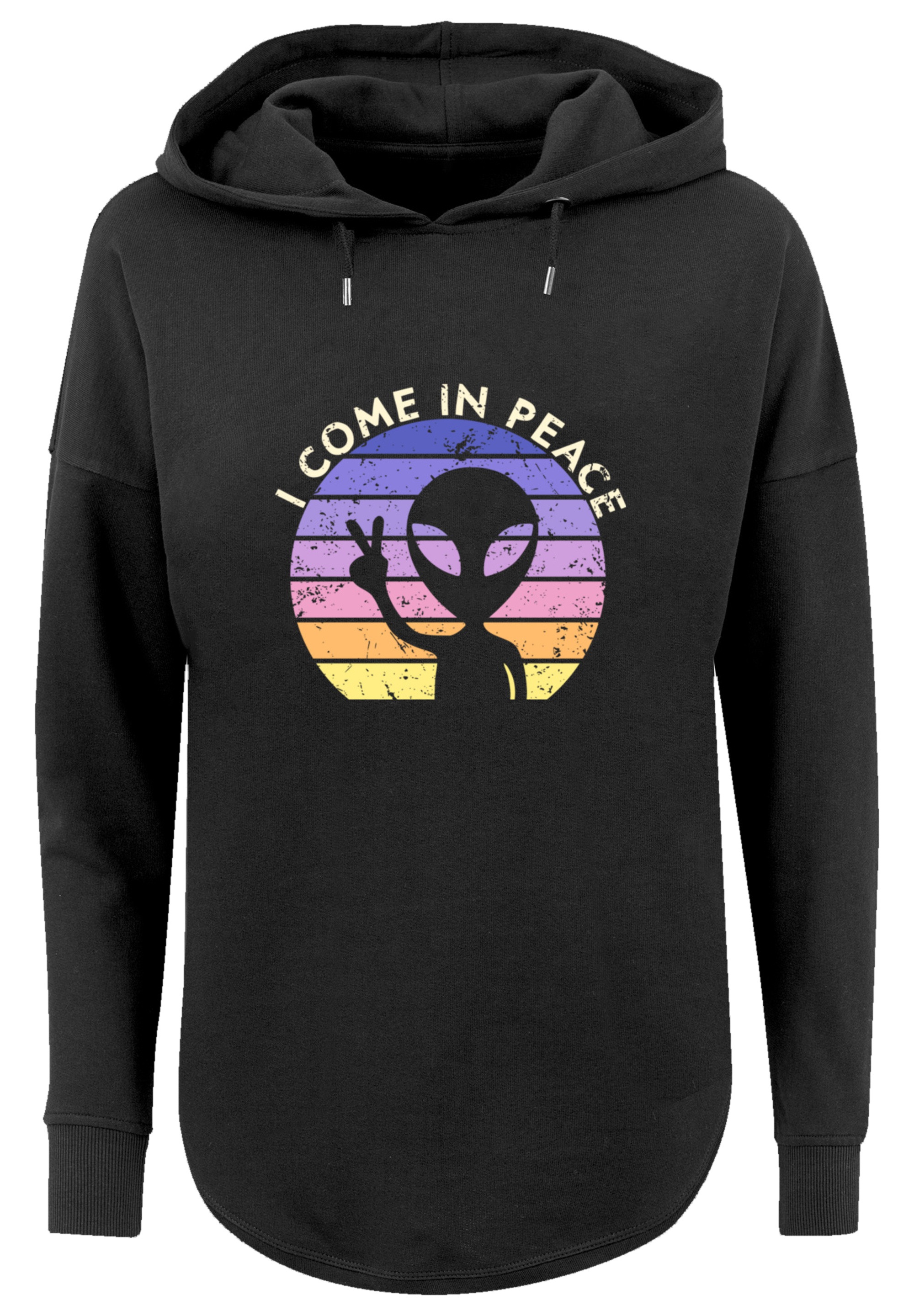 F4NT4STIC Kapuzenpullover »Alien Peace Sunset«, Premium Qualität
