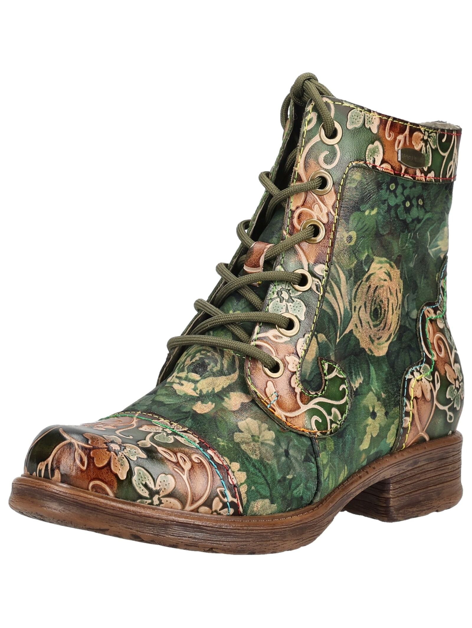 LAURA VITA Schnürstiefelette "LAURA VITA Stiefelette Leder/Textil"