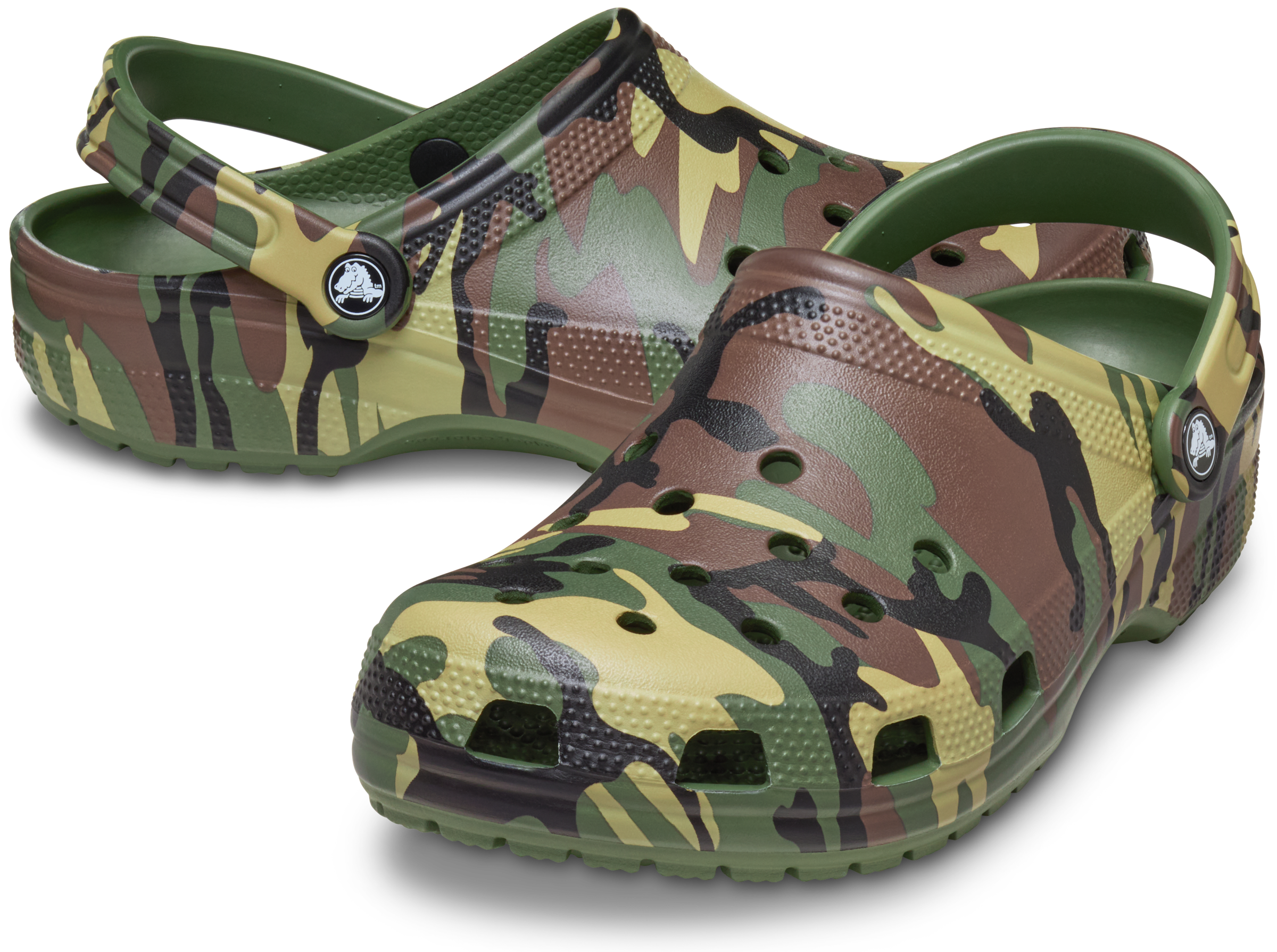 Crocs Clog »Classic«  Hausschuh, Gartenschuh, Sommerschuh im Army-Look