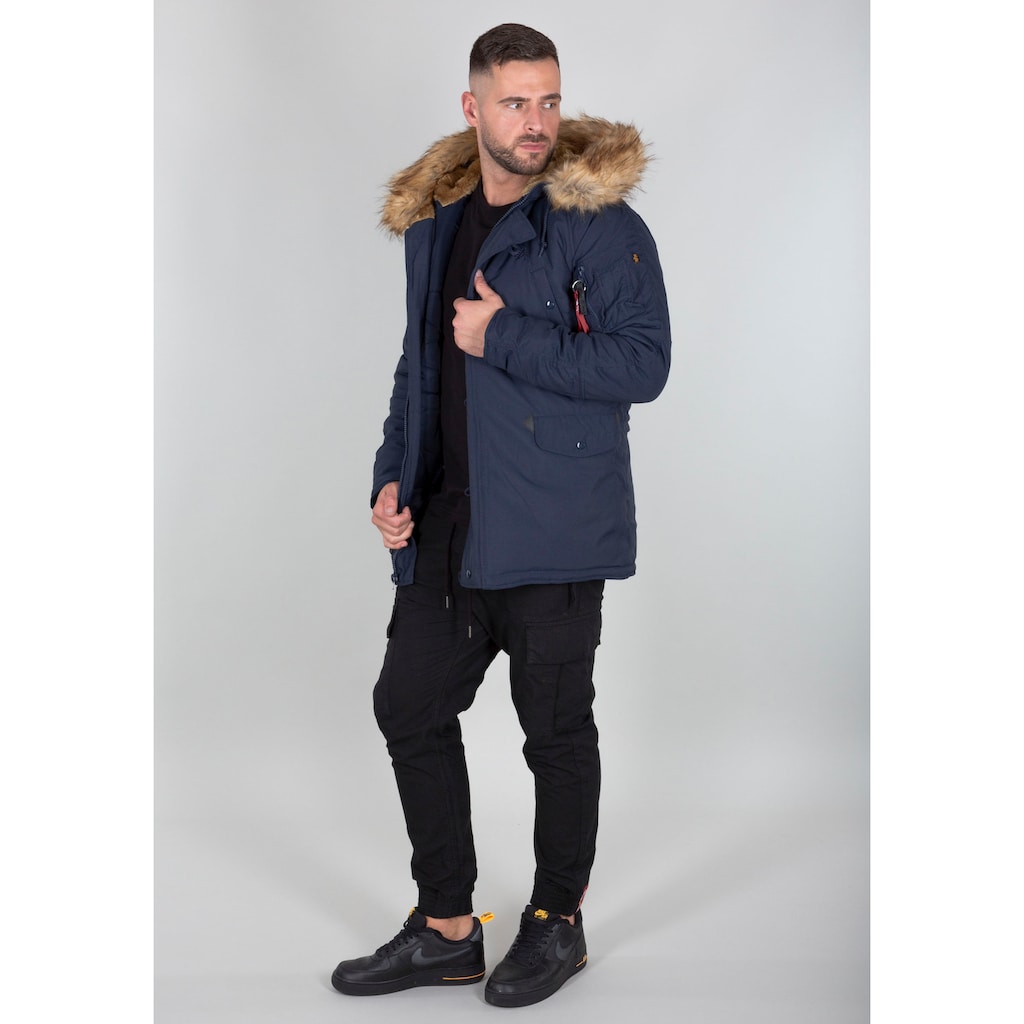 Alpha Industries Langjacke »Explorer w/o Patch«, mit Kapuze