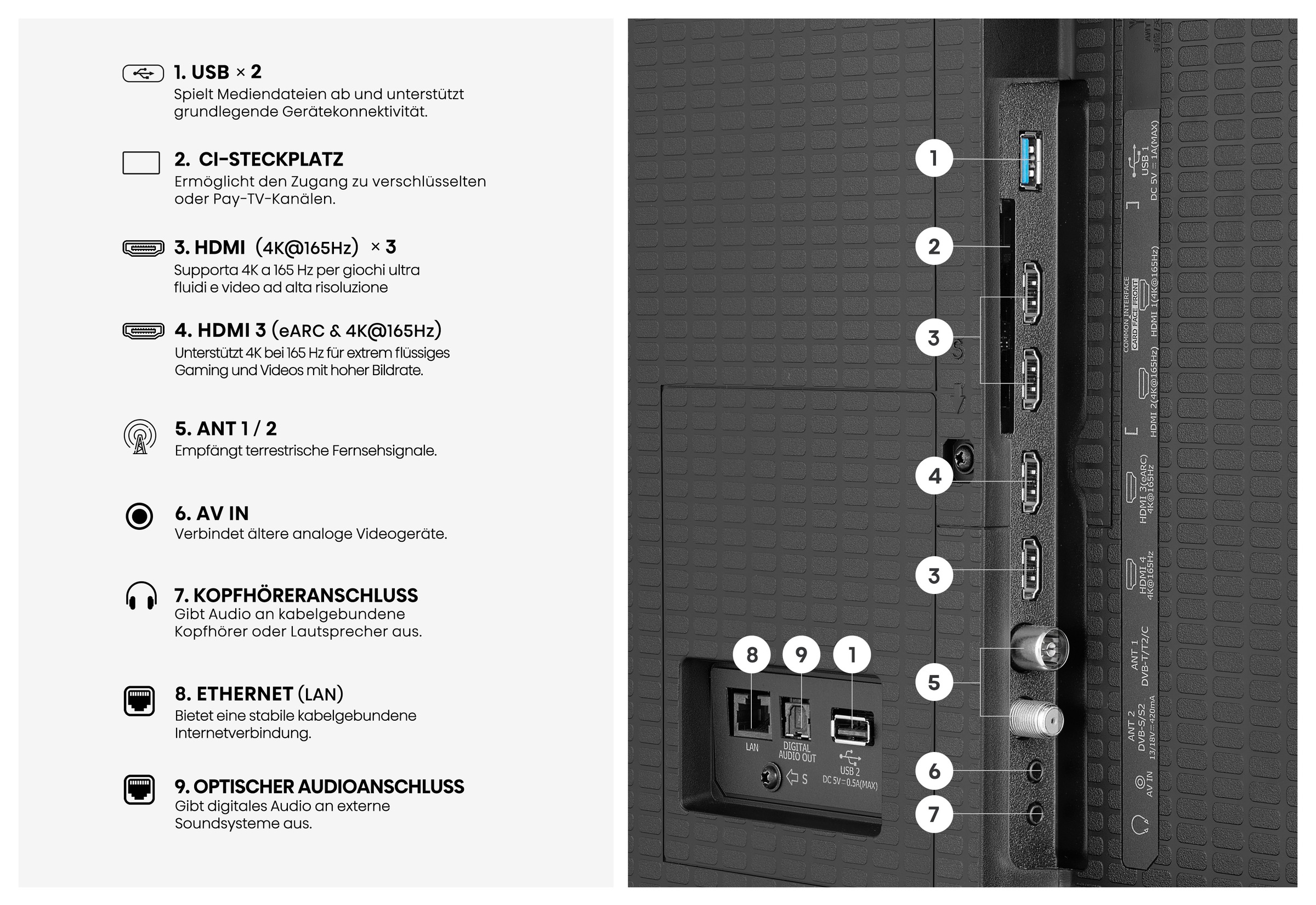Hisense Mini-LED-Fernseher »100U7DS PRO« 253 cm/100 ″ Smart-TV
