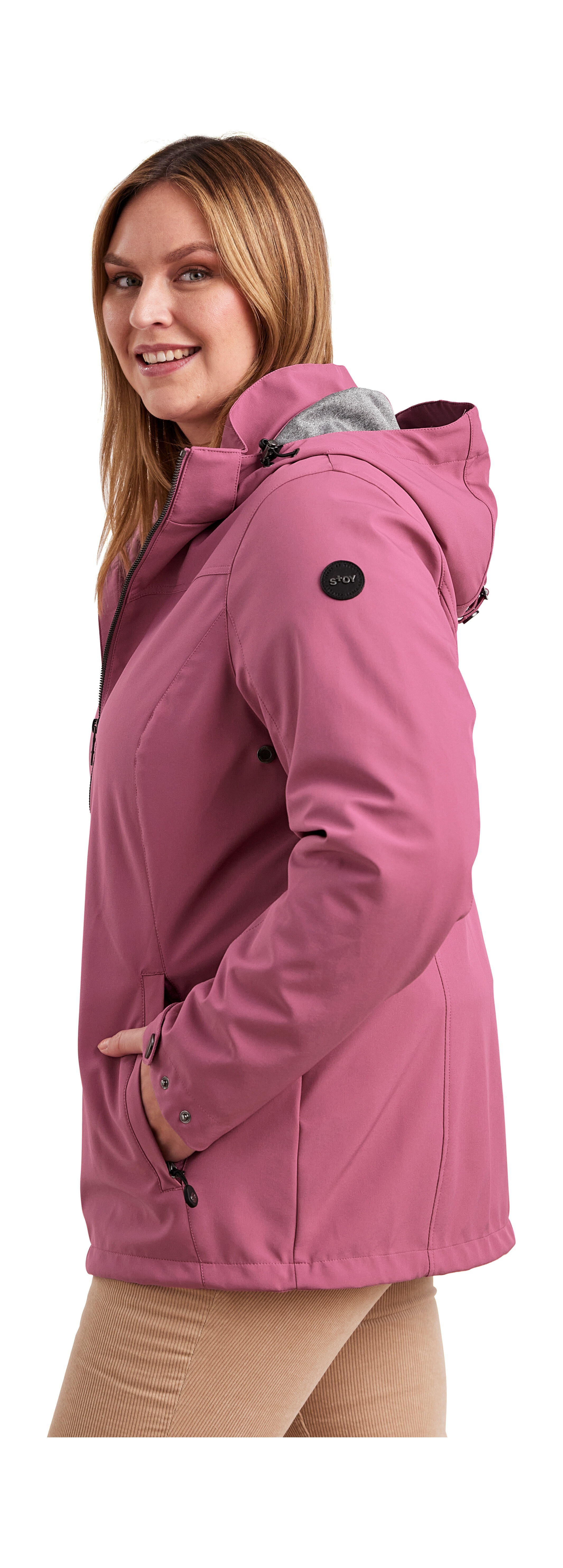 Thumbnail - STOY Softshelljacke "STS 1 WMN SFTSHLL JCKT" Damen Softshelljacke: wasserabweisend, winddicht, atmungsaktiv