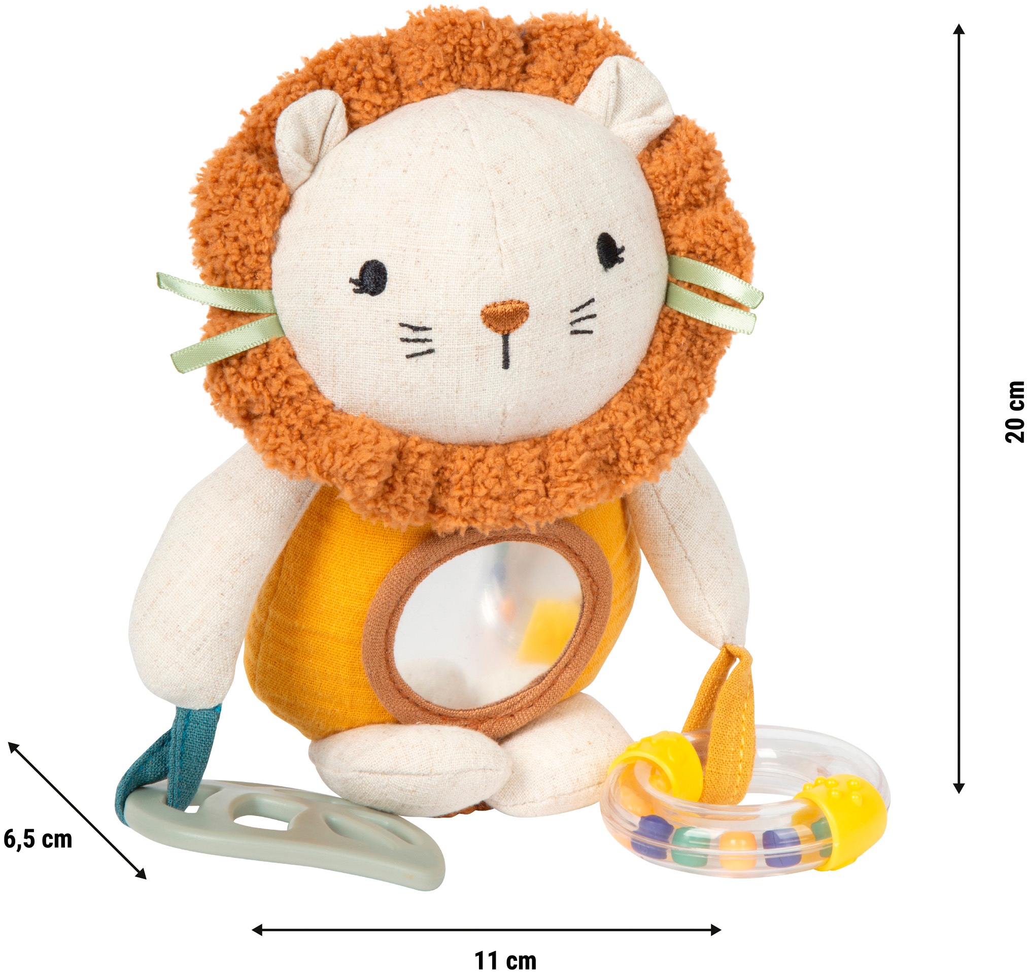 Small Foot Greifspielzeug »Little Lion Hängefigur und Fühlbuch«