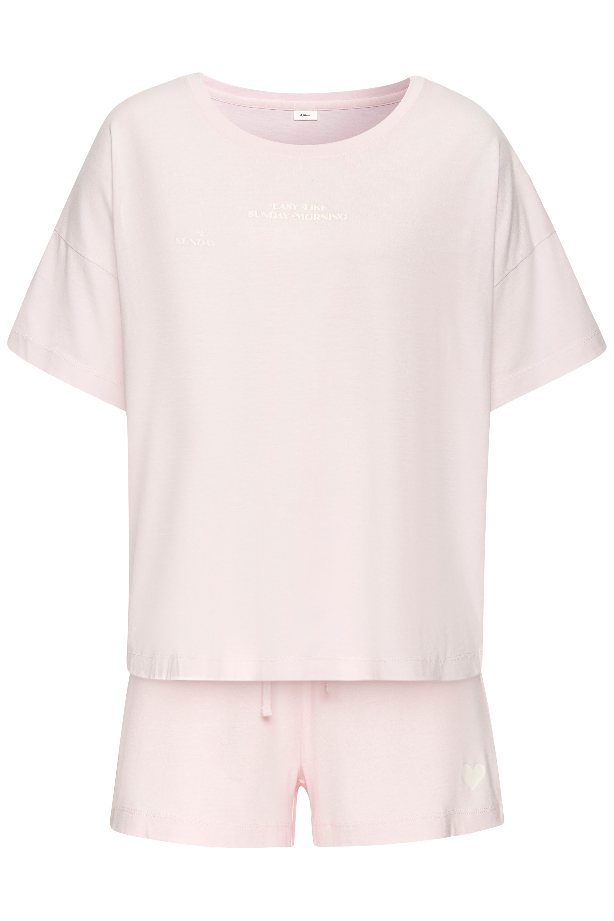 s.Oliver Shorty 2 Stk. tlg., mit kleinem Frontprint günstig online kaufen