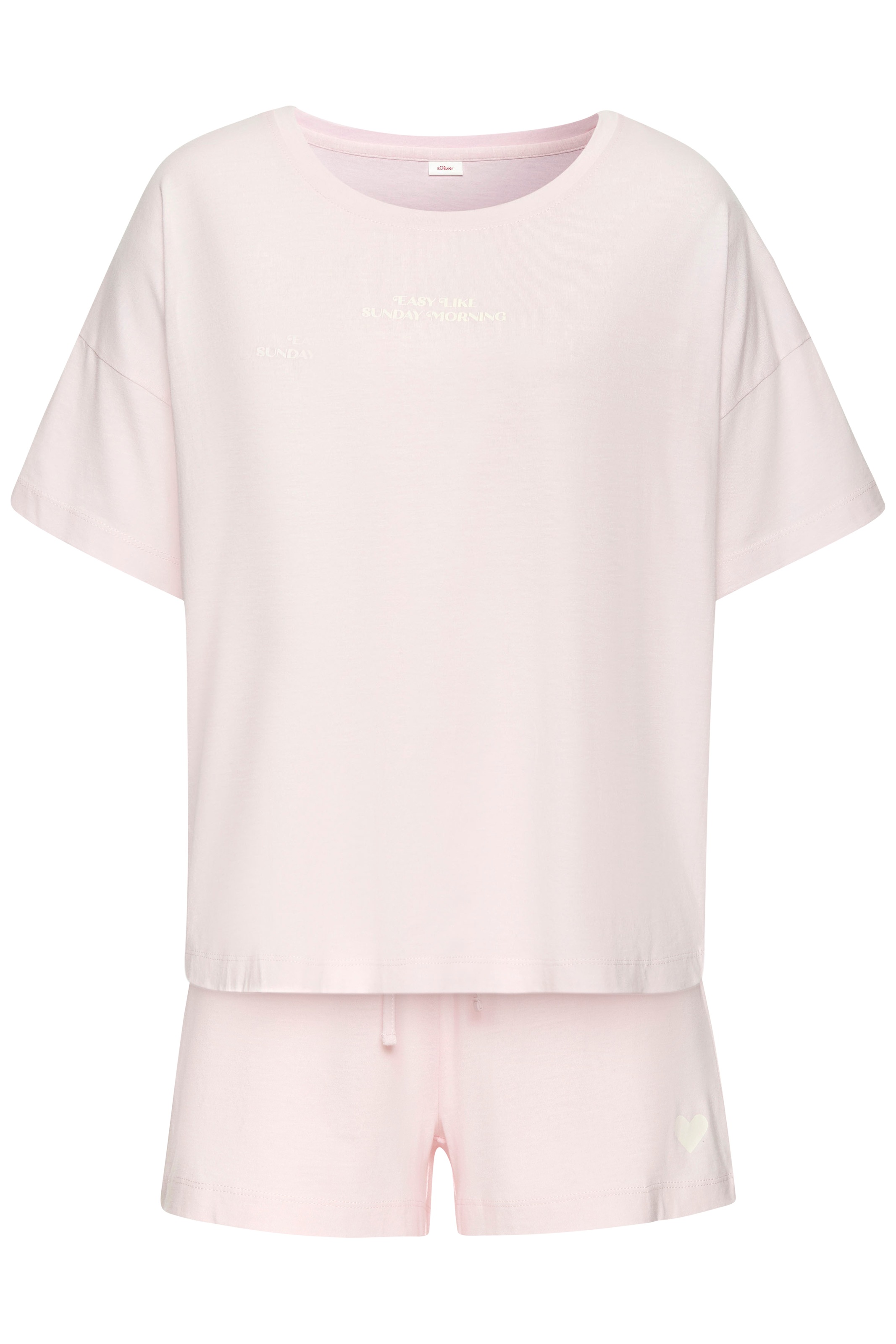 s.Oliver Shorty 2-teilig, 2 tlg. mit kleinem Frontprint günstig online kaufen