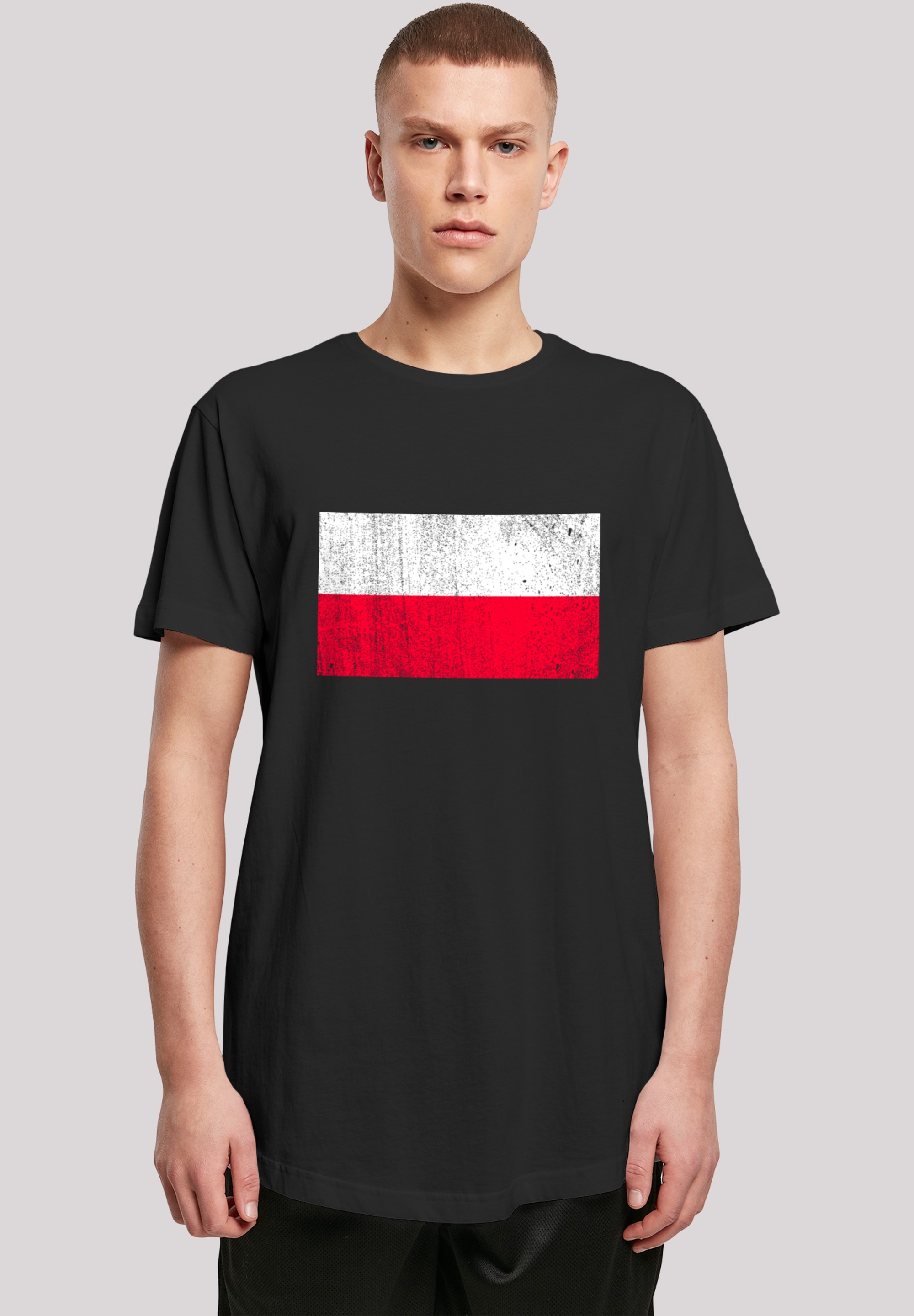 Polen BAUR bestellen T-Shirt ▷ Print F4NT4STIC distressed«, | »Poland Flagge