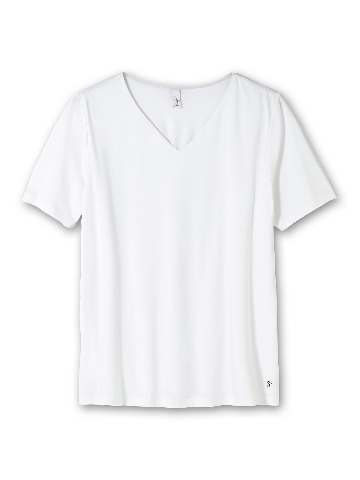 Sheego T-Shirt »Große Größen«, mit doppellagigem Vorderteil