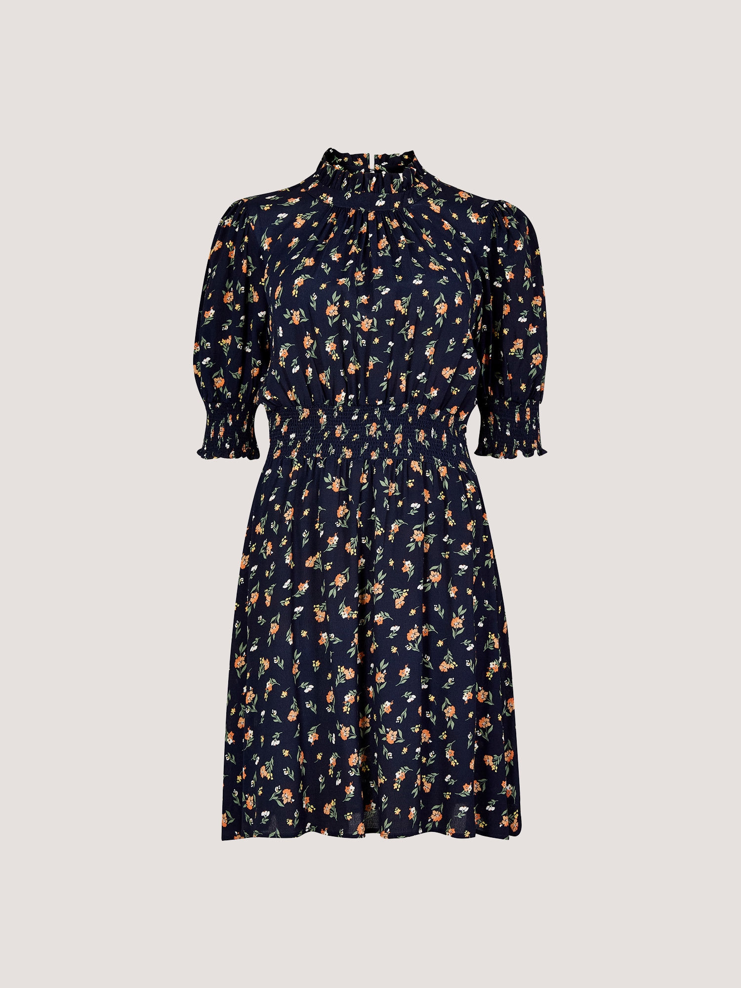 Apricot Minikleid »Minikleid« mit Rüschen