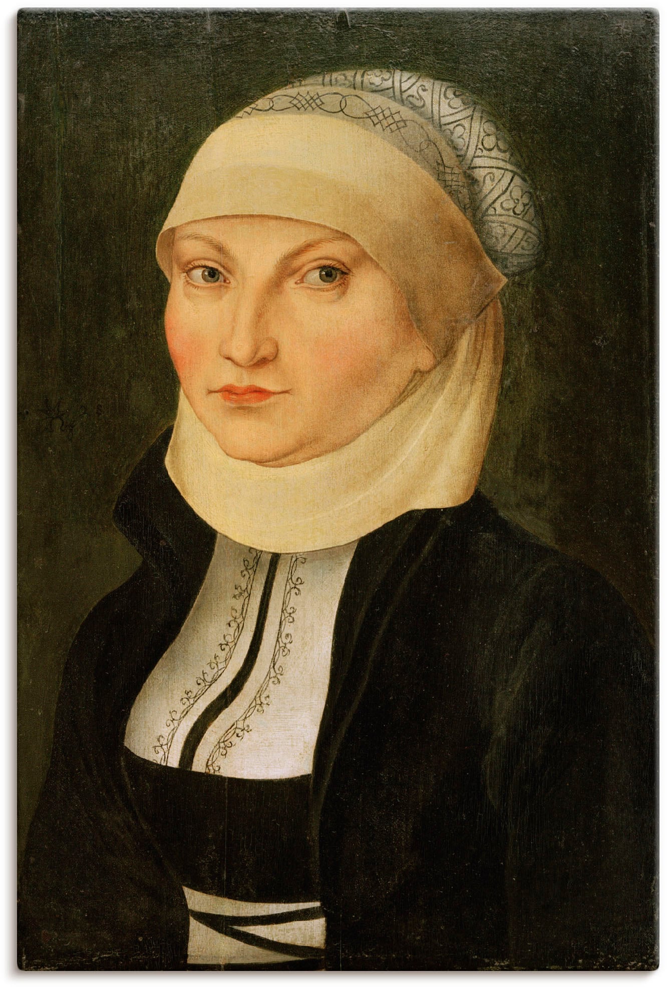 Artland Leinwandbild »Katharina von Bora«, Portrait, (1 St.), auf Keilrahmen gespannt