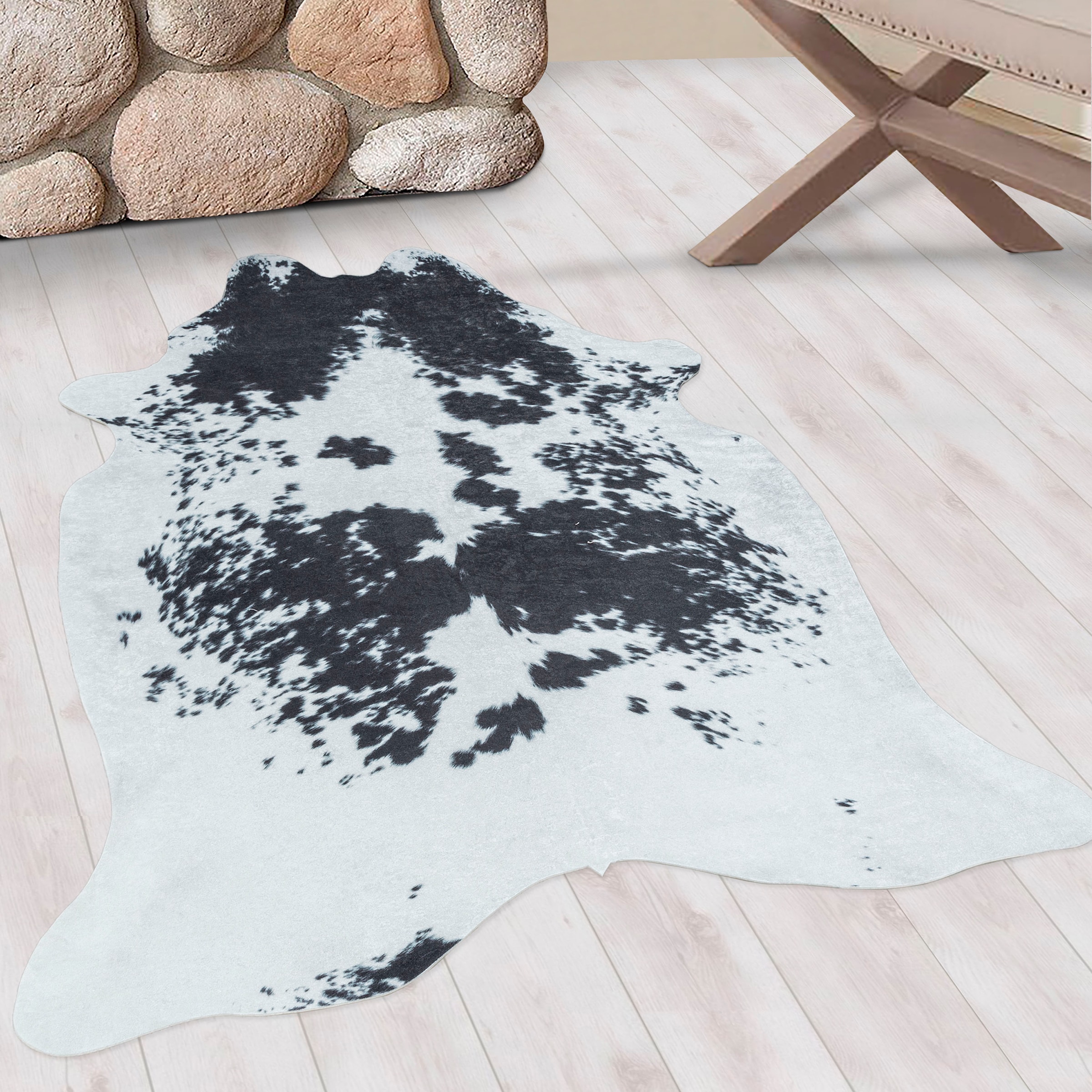 Ayyildiz Teppiche Teppich "ETOSHA 4114" tierfellförmig 6 mm Höhe Pflegeleic günstig online kaufen