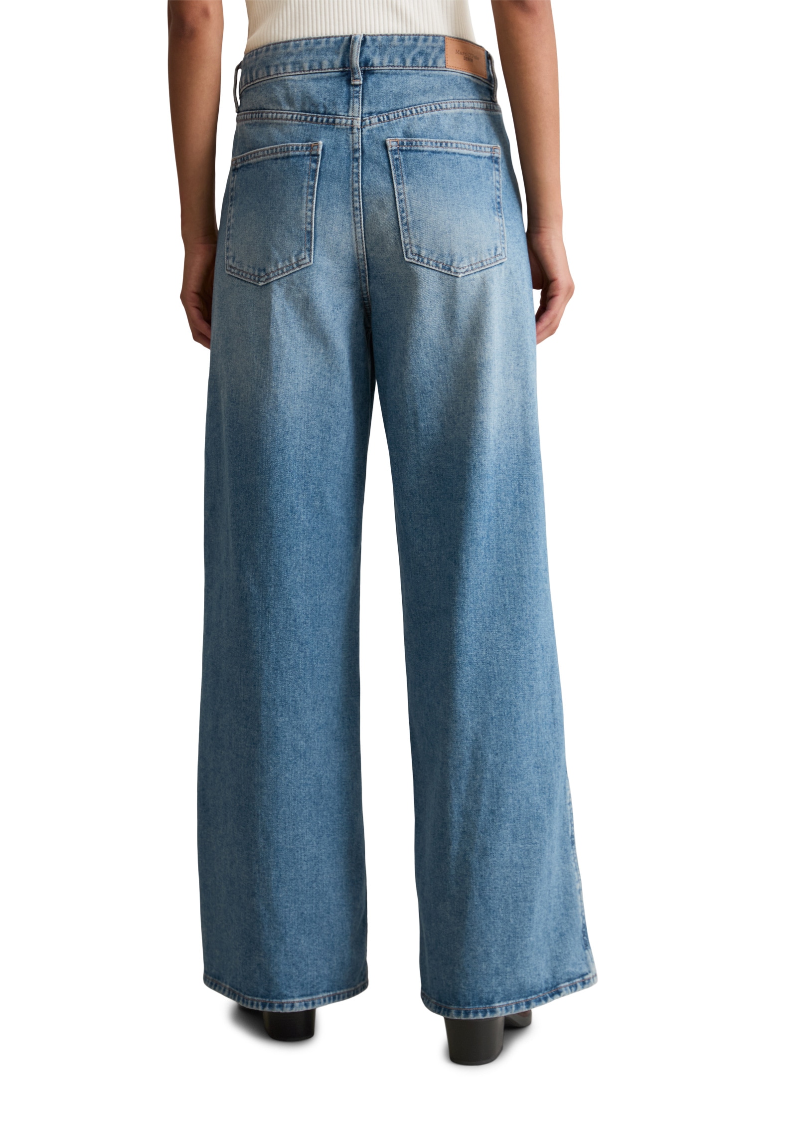 Marc O'Polo DENIM Weite Jeans »aus Rigid Denim«