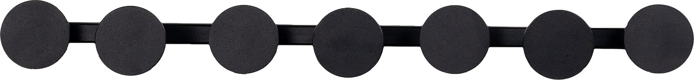 Spinder Design Garderobenhaken »BOTTONI 3«, (1 St.), Wandgarderobe aus Stahl mit 7 Haken