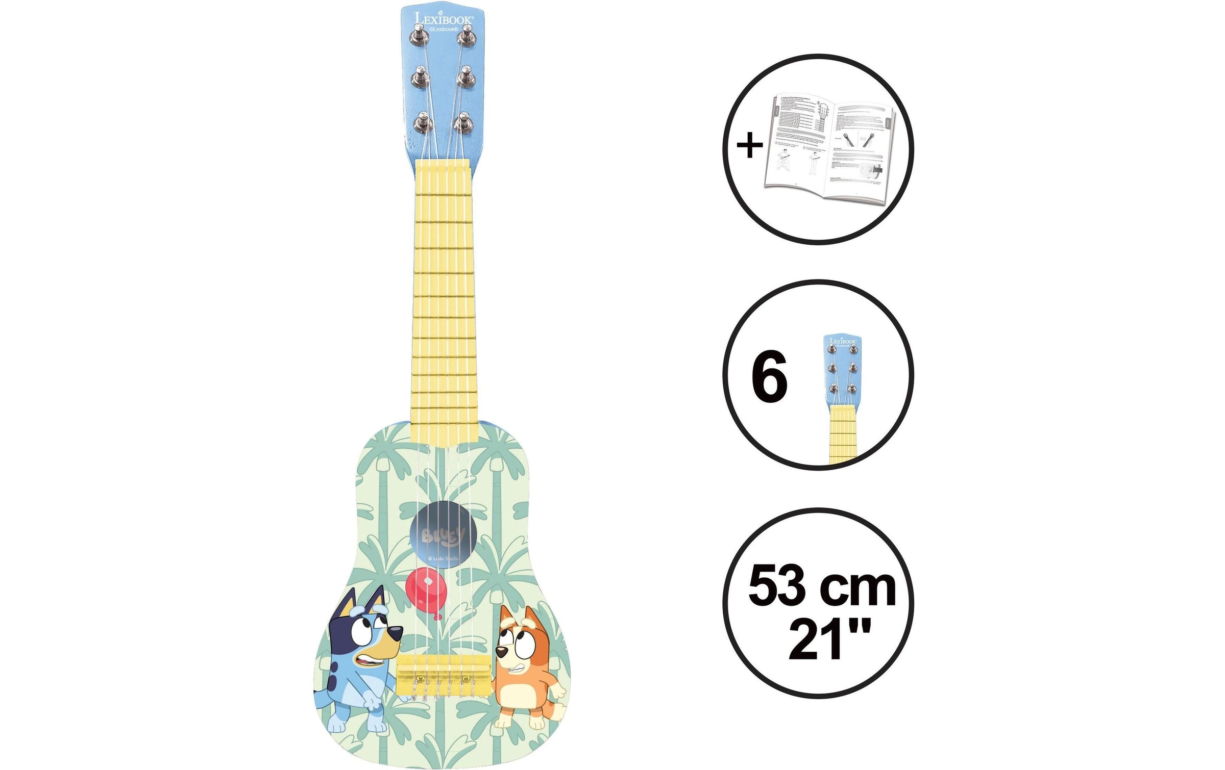 Lexibook® Spielzeug-Musikinstrument »Akustikgitarre My First«