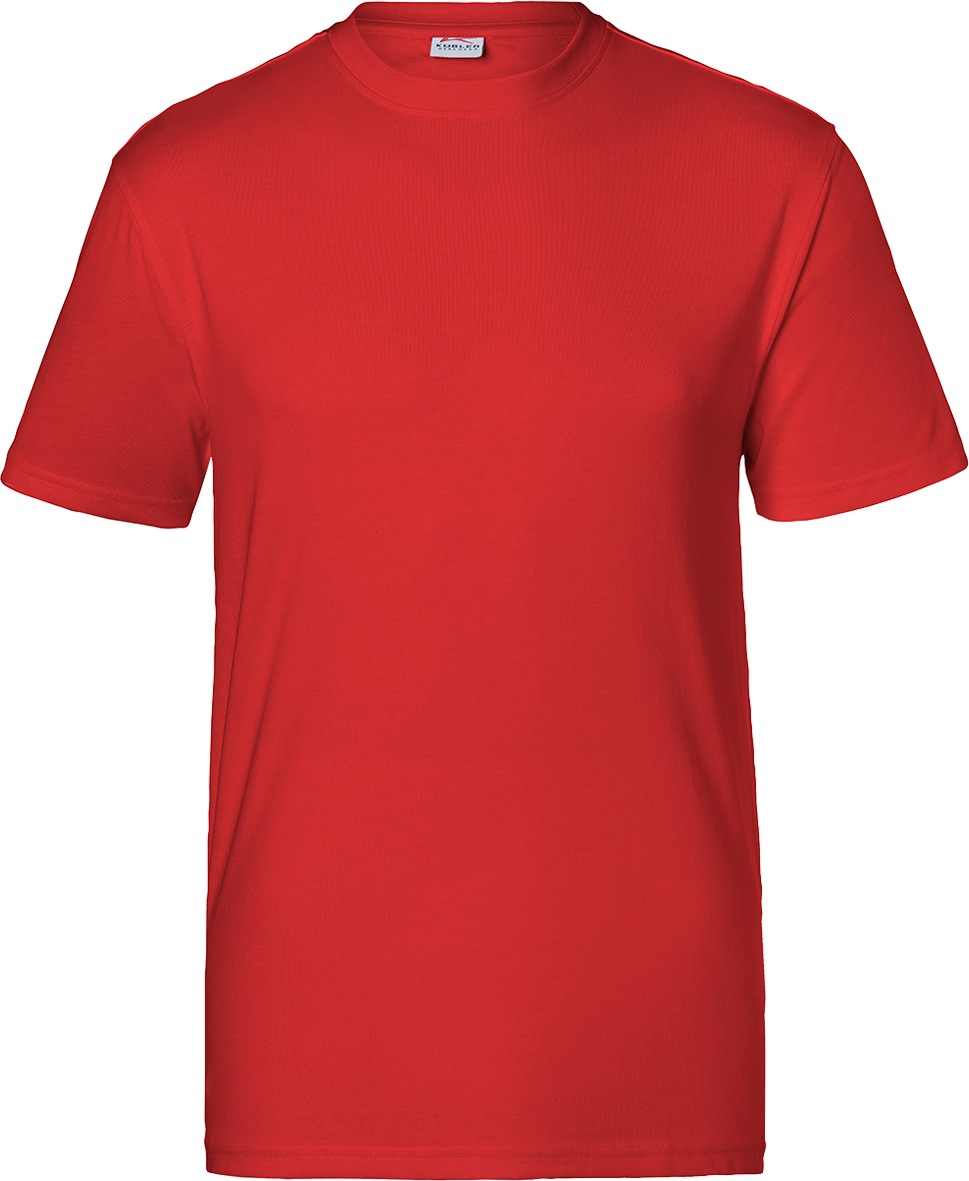 KÜBLER Herren T-Shirt "Bekleidung 51246238-55 Kübler Rundhals", rot, Gr. L, Obermaterial: 50% Baumwolle CO. 50% Polyester PES., Shirts