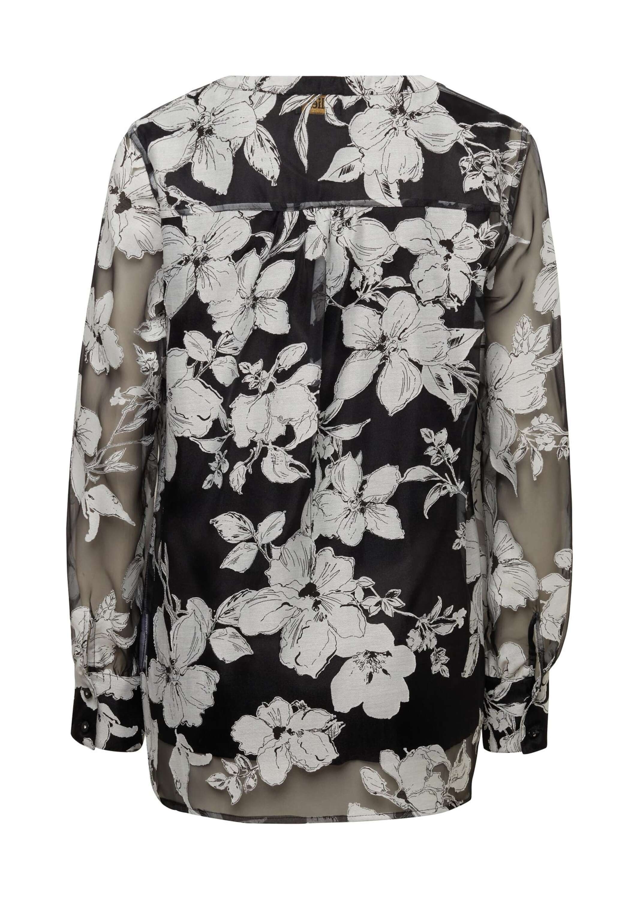 GOLDNER Klassische Bluse »Blusen-Set Blusen-Set aus floraler Ausbrennerware«