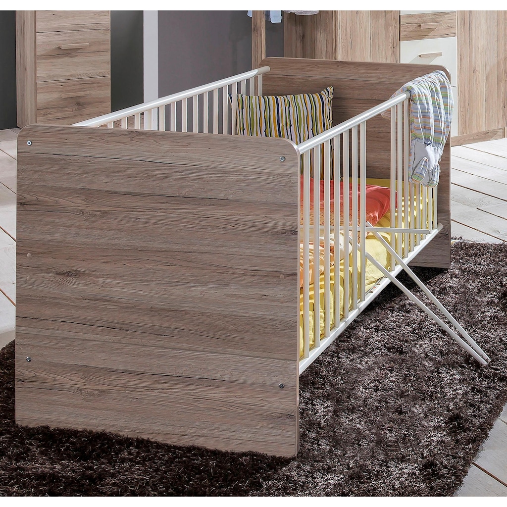 Wimex Babyzimmer-Komplettset »Bergamo«, (Set, 3 St.), Bett + Wickelkommode + Eckschrank