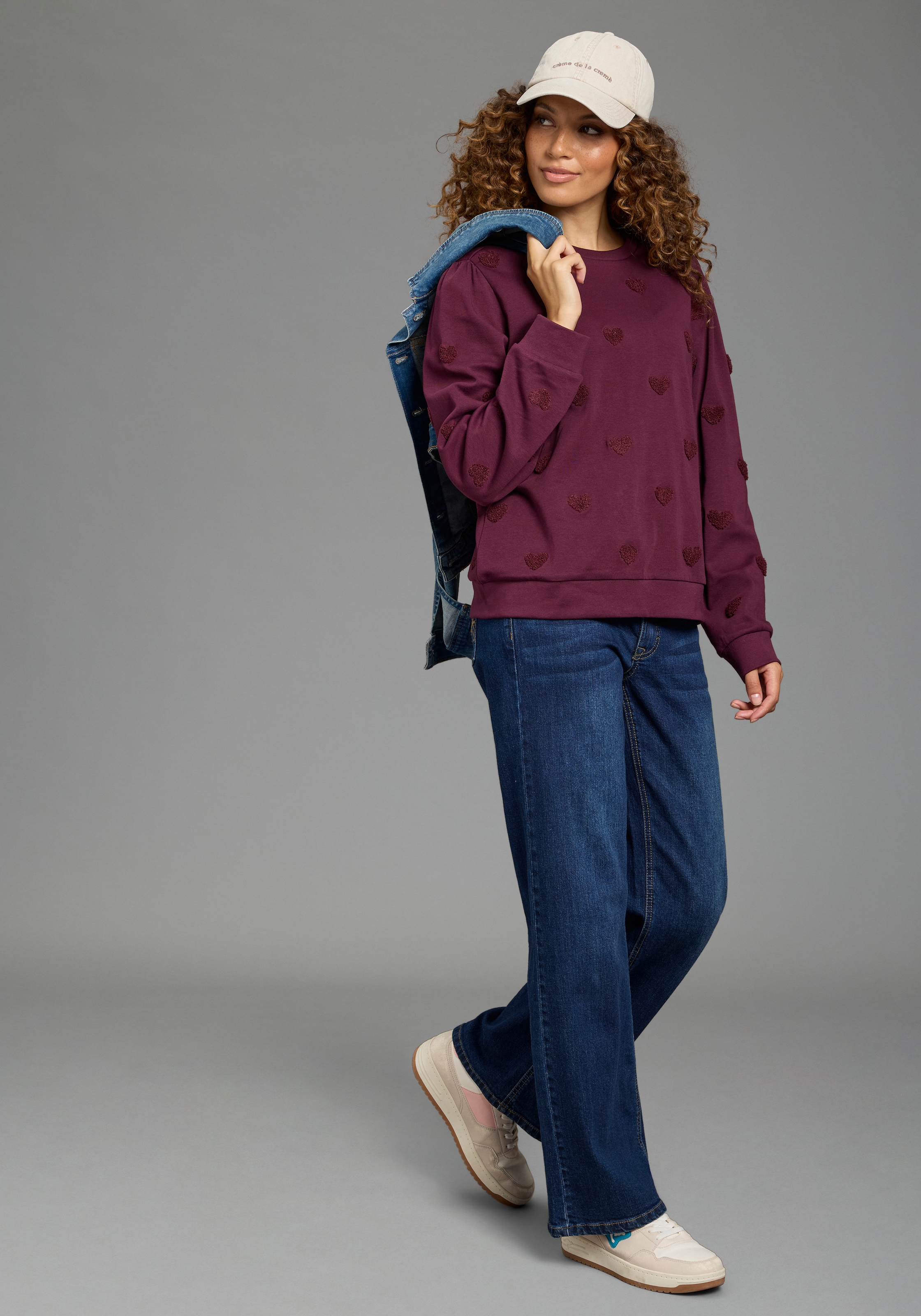 KangaROOS Sweatshirt , mit Rundhalsausschnitt und Blende, bequeme Passform

