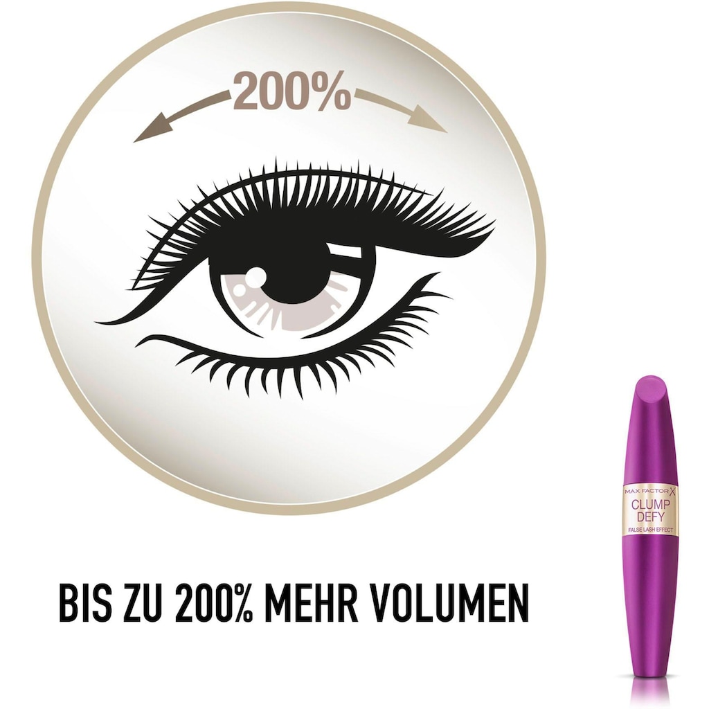 MAX FACTOR Mascara »Clump Defy False Lash Effect«