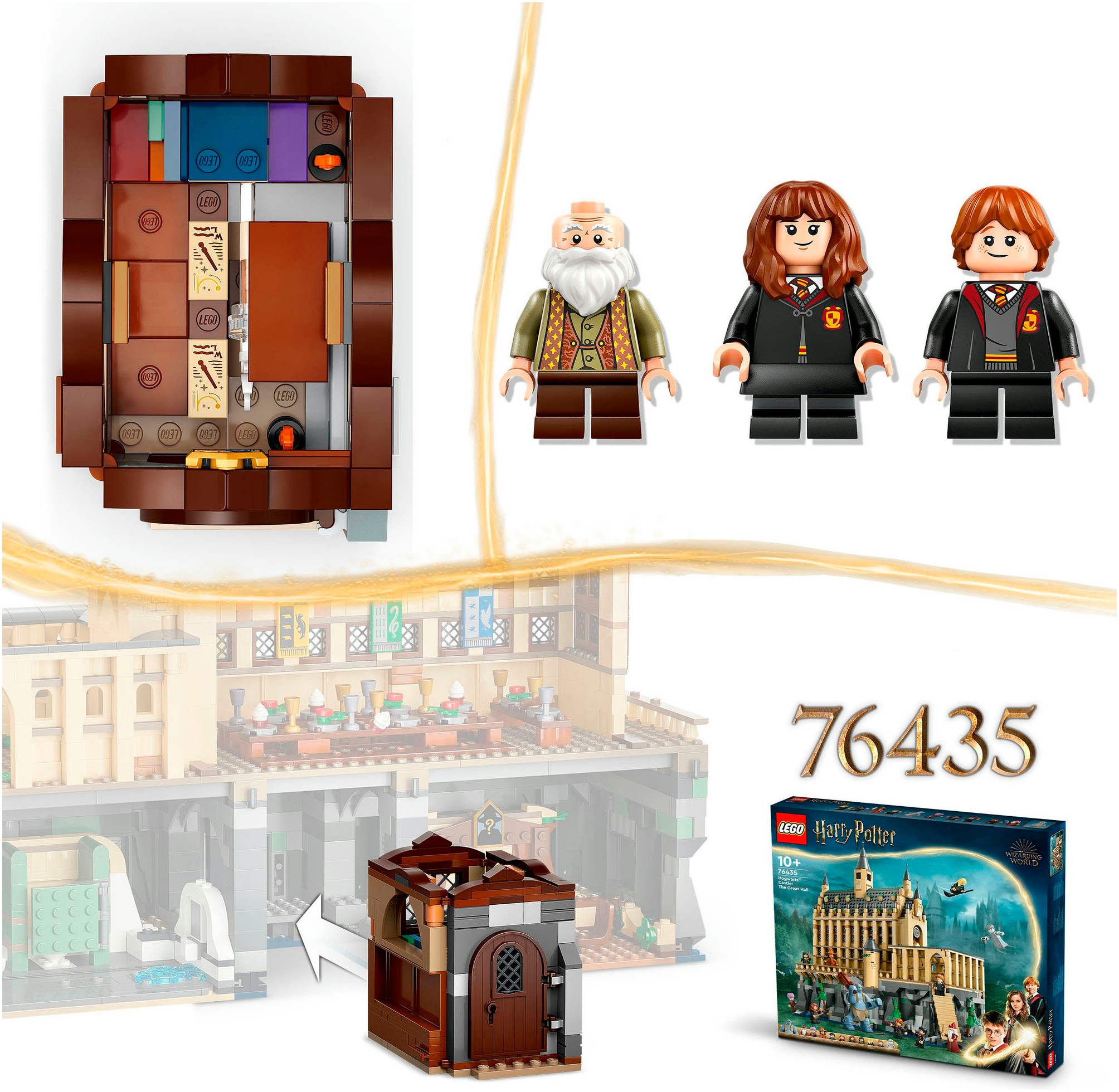 LEGO® Konstruktionsspielsteine »Schloss Hogwarts™: Zauberkunstunterricht (76442), LEGO Harry Potter™«, (204 St.), Made in Europe