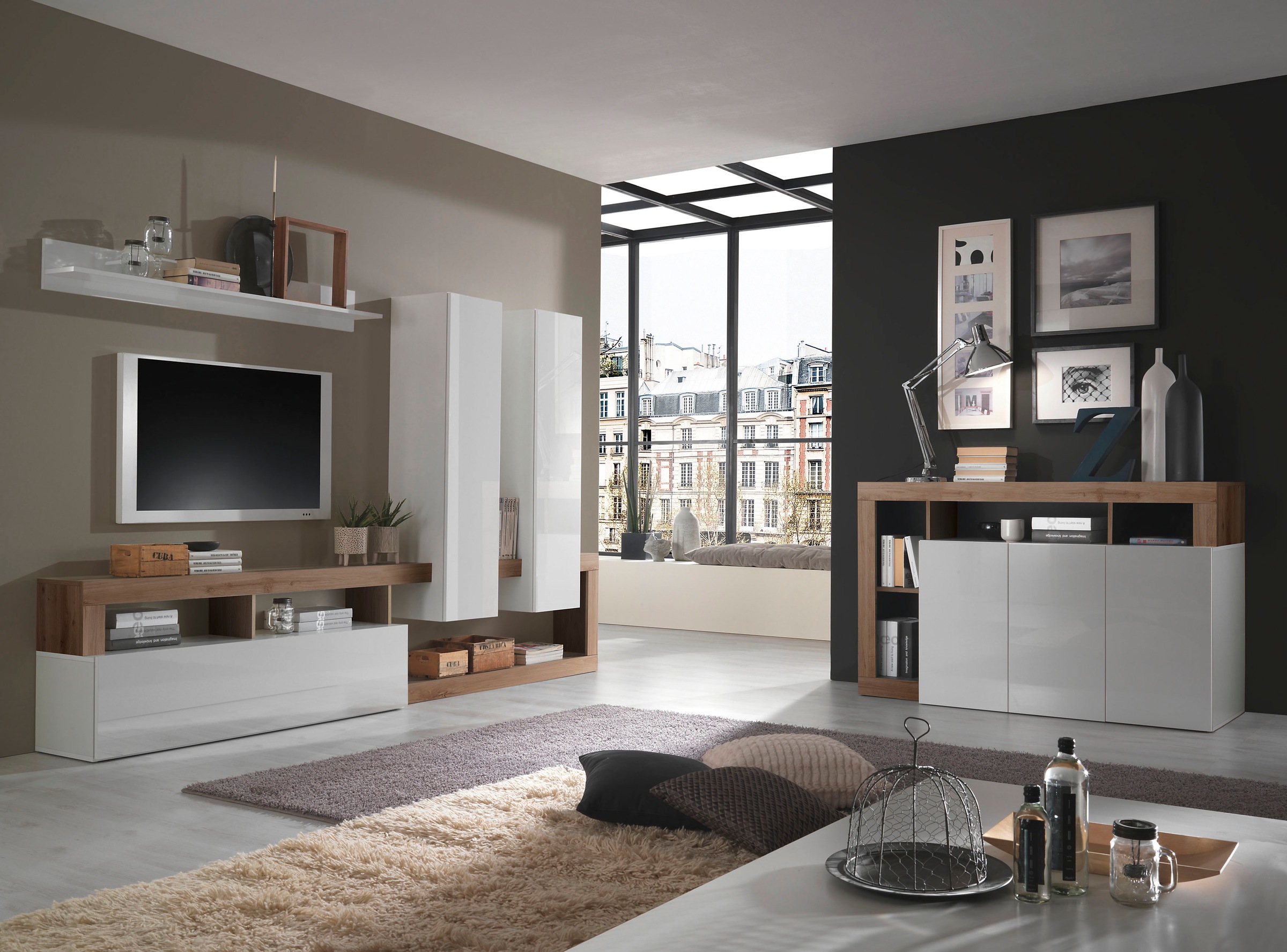 Thumbnail - INOSIGN Wohnwand "Hamburg" Set, 4 Stk. tlg.