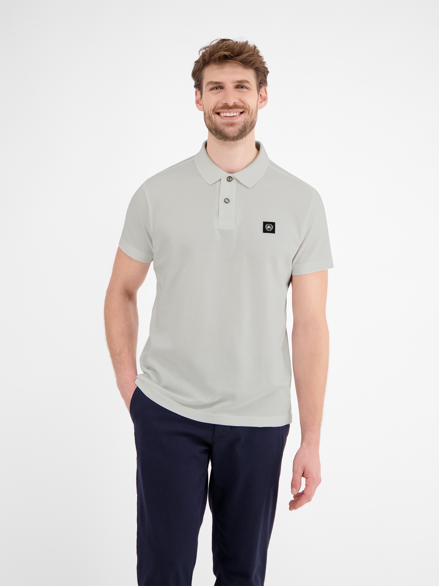 LERROS Poloshirt »LERROS Poloshirt in weicher Waffelpiquéqualität«