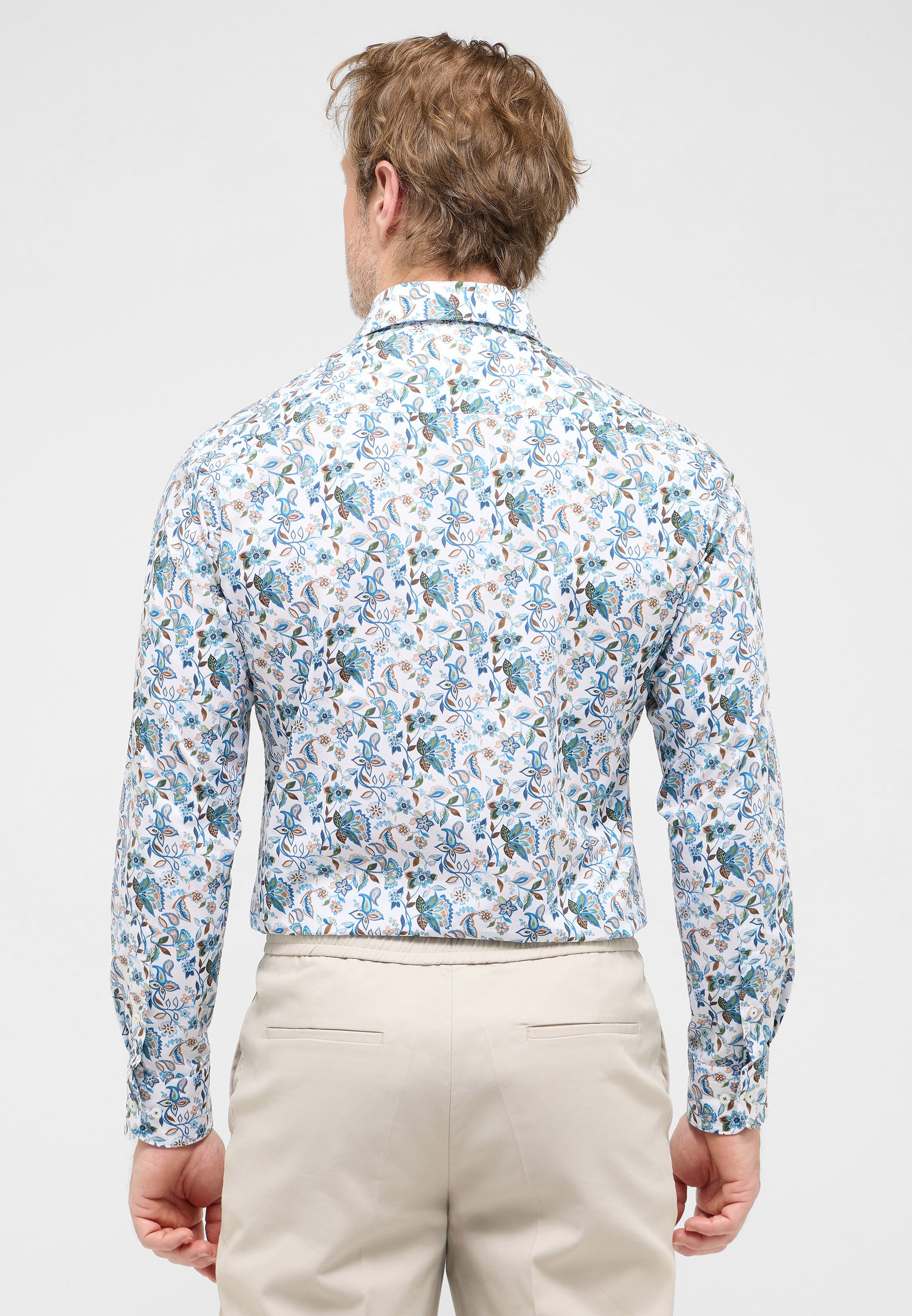 Eterna Langarmhemd »MODERN FIT«, EASY IRON (bügelleicht)