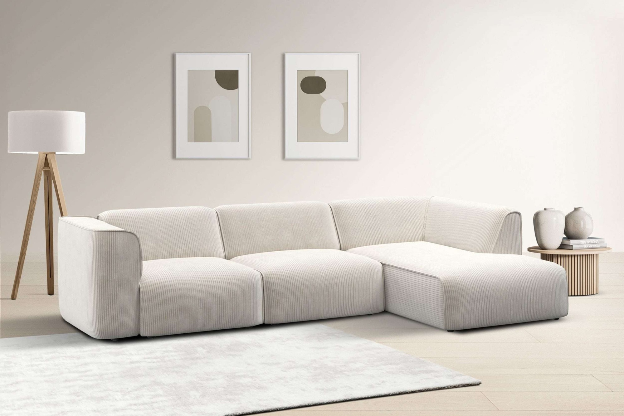 RAUM.ID Ecksofa "Merid L-Form, jederzeit durch Module erweiterbar, B/T/H: 2 günstig online kaufen