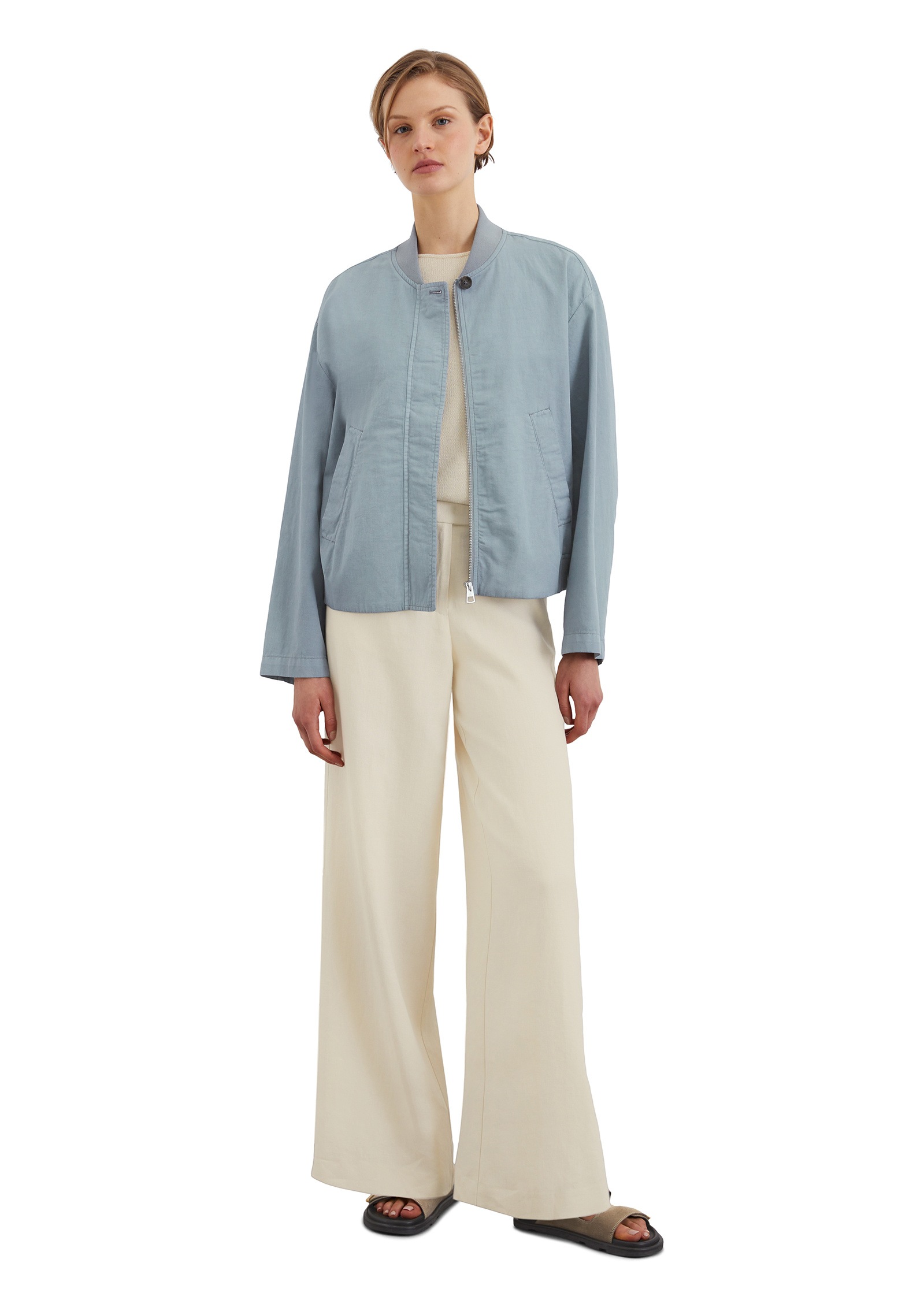 Marc O'Polo Kurzjacke »aus Organic-Cotton-Leinen-Mix«