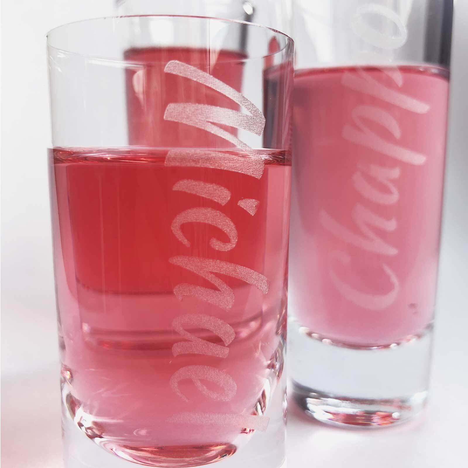 LUXENTU Schnapsglas »Stamper Schnaps-Ensemble 55 ml 6er Set transparent«