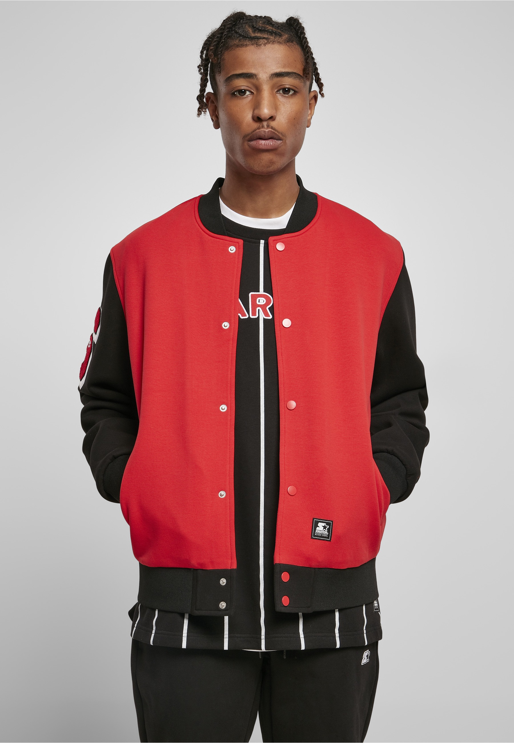 Starter Black Label Collegejacke »Starter Black Label Herren Starter 71 College Jacket« 1 Stk. tlg. ohne Kapuze