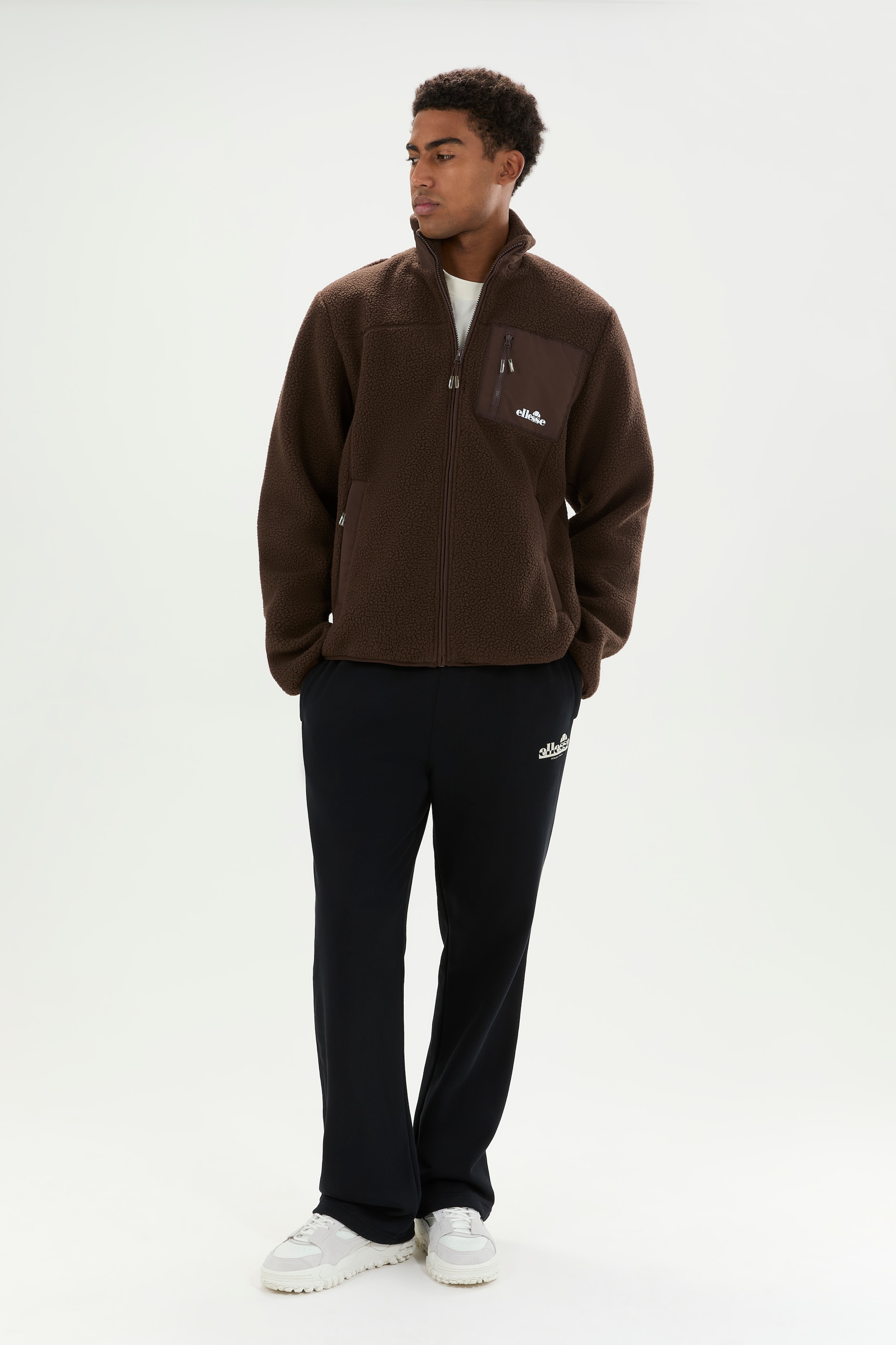 Ellesse Fleecejacke »ZERANO 2 FZ JACKET« mit Reißverschluss, normale Länge, aus Polyester