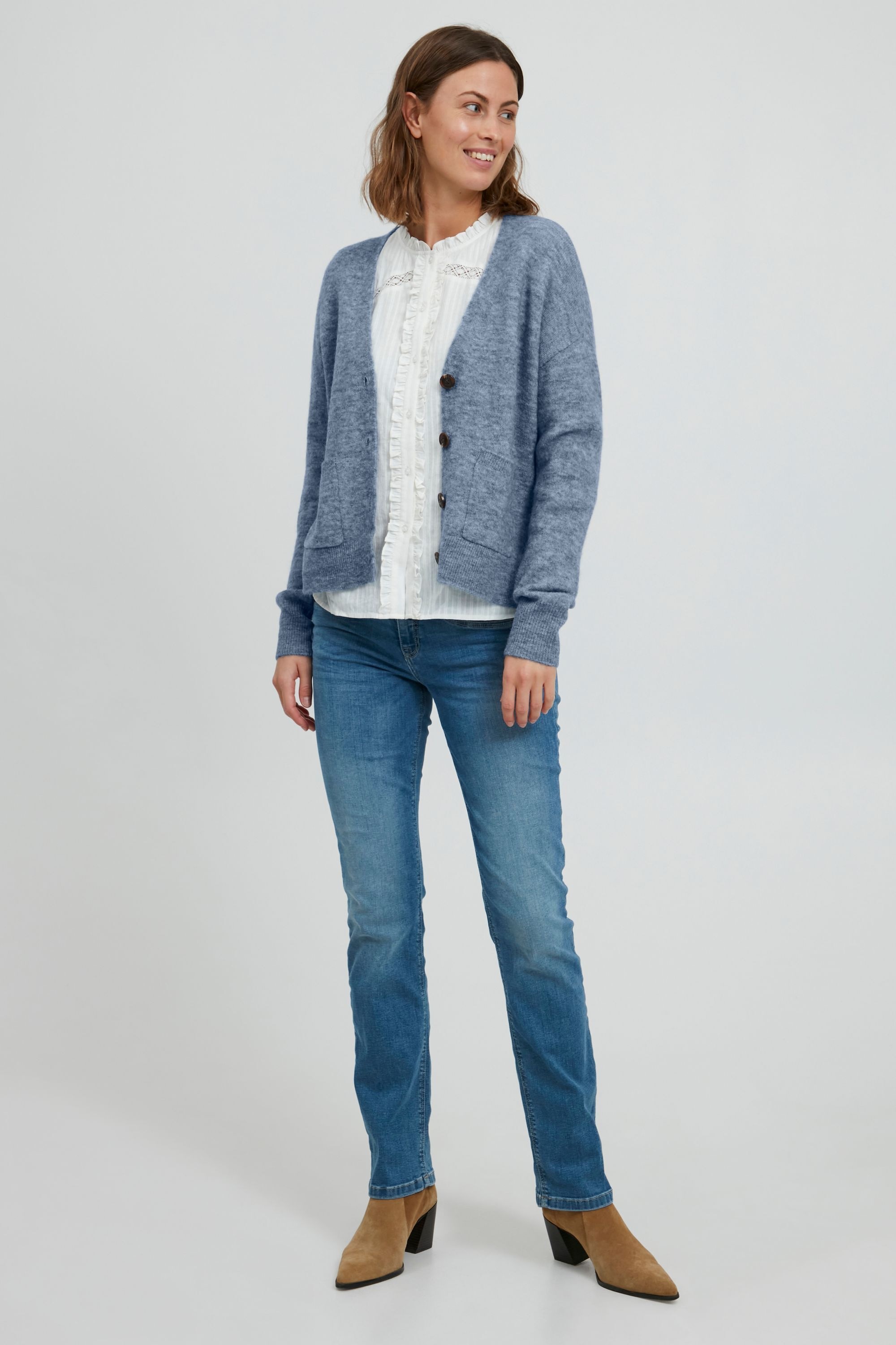 fransa Strickjacke "Fransa FREMDEBBI 2 Cardigan - 20610192"