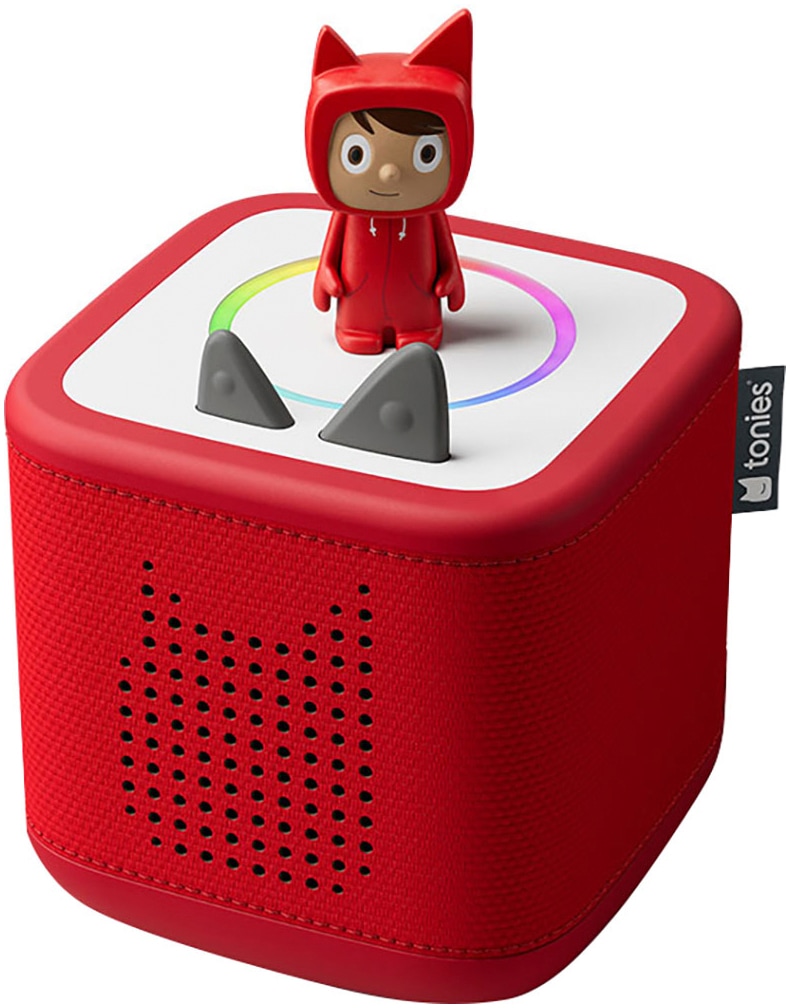 TONIES Lautsprecher "Toniebox 2 Starter Set", rot, B:13cm H:12,6cm T:13cm, Lautsprecher - Einheitsgröße