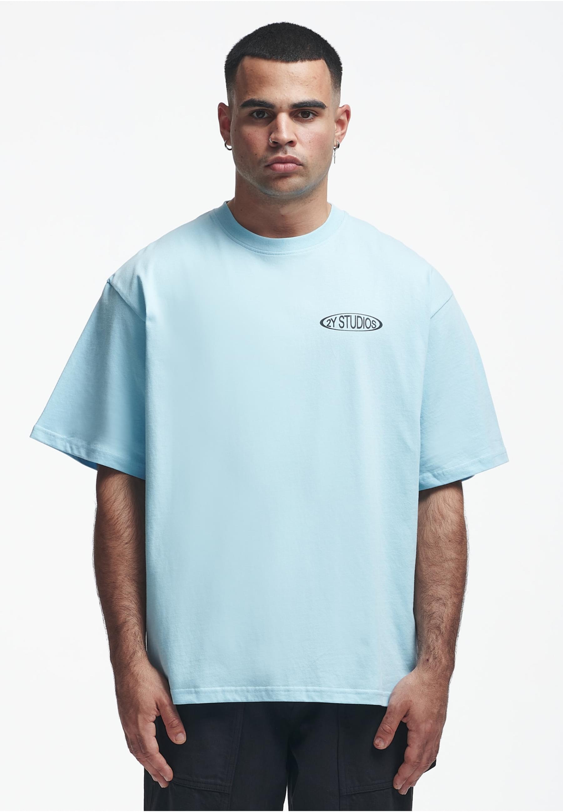 2Y Studios T-Shirt »2Y Studios Herren 2Y Introspect Oversize Tee«, (1 tlg.)