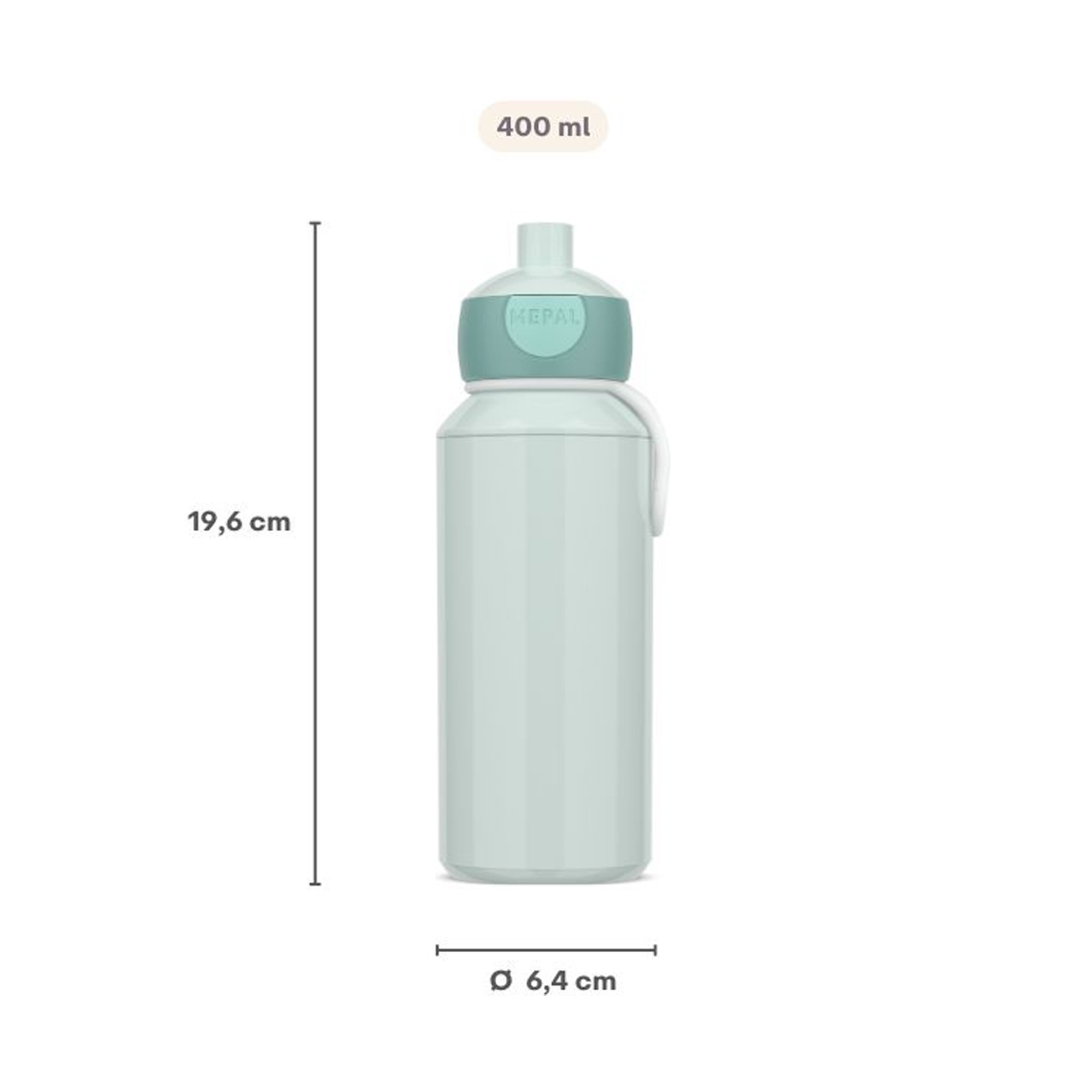 Mepal Trinkflasche »Pop-Up Trinkflasche Campus (2026) 400 ml« Spülmaschinengeeignet