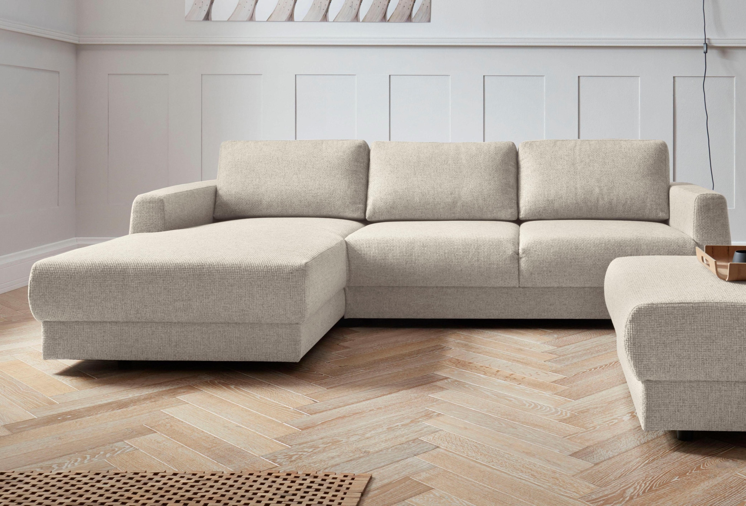 OTTO home Ecksofa "Hobro L-Form" in 3 Bezugsqualitäten in vielen Farben