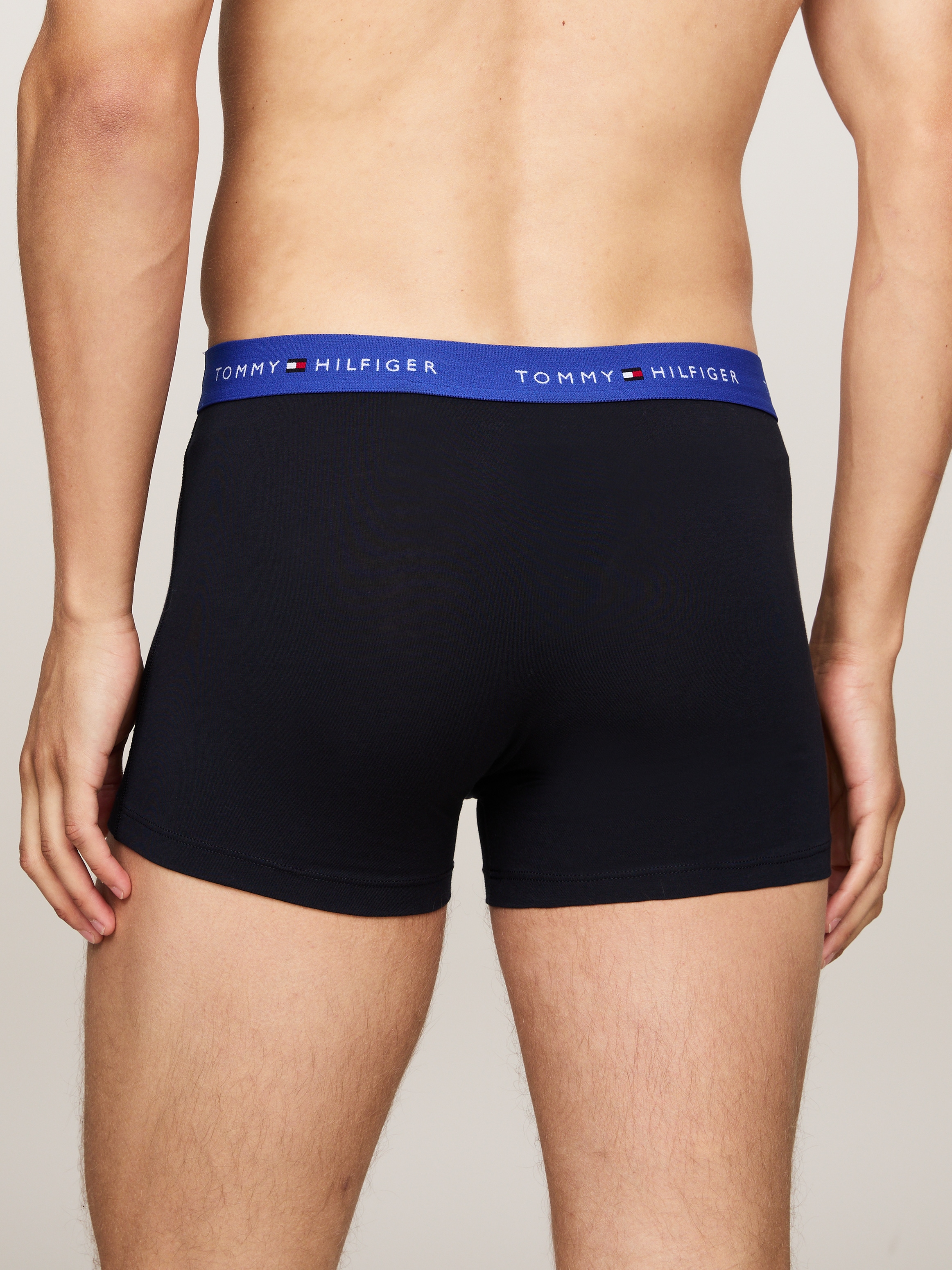 Tommy Hilfiger Underwear Trunk »3P WB TRUNK«, (Packung, 3 St., 3er-Pack), mit Logobund